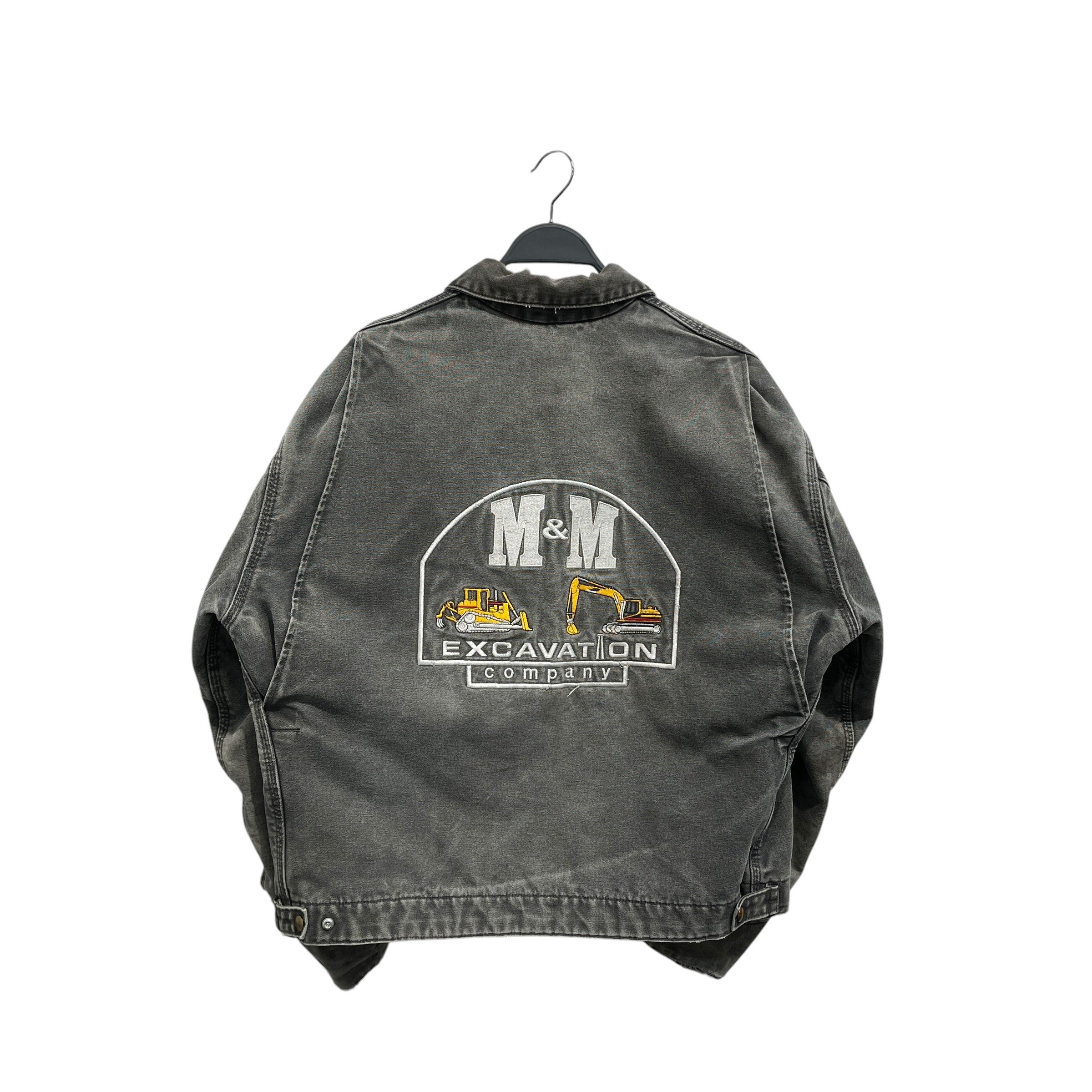 Carhartt/Jacket/XL/Cotton/GRY/Single Breasted/M&M Excavation Company view 2
