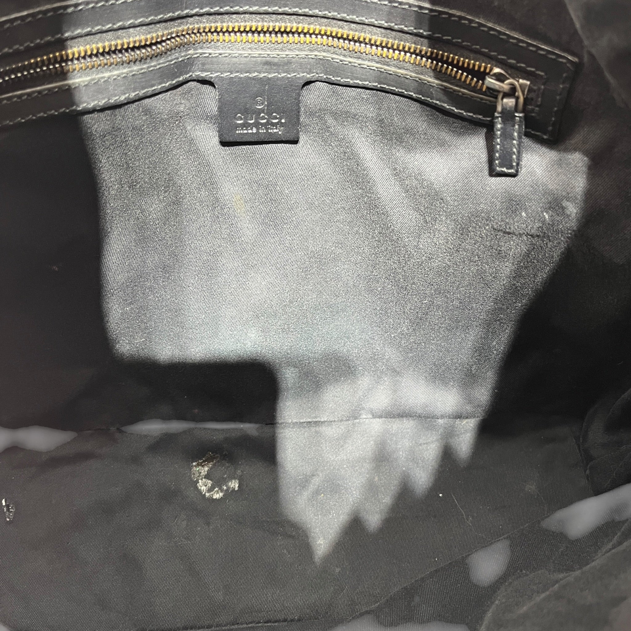 GUCCI/Hand Bag/Monogram/Cotton/BLK/GG CANVAS SHOULDER BAG view 4