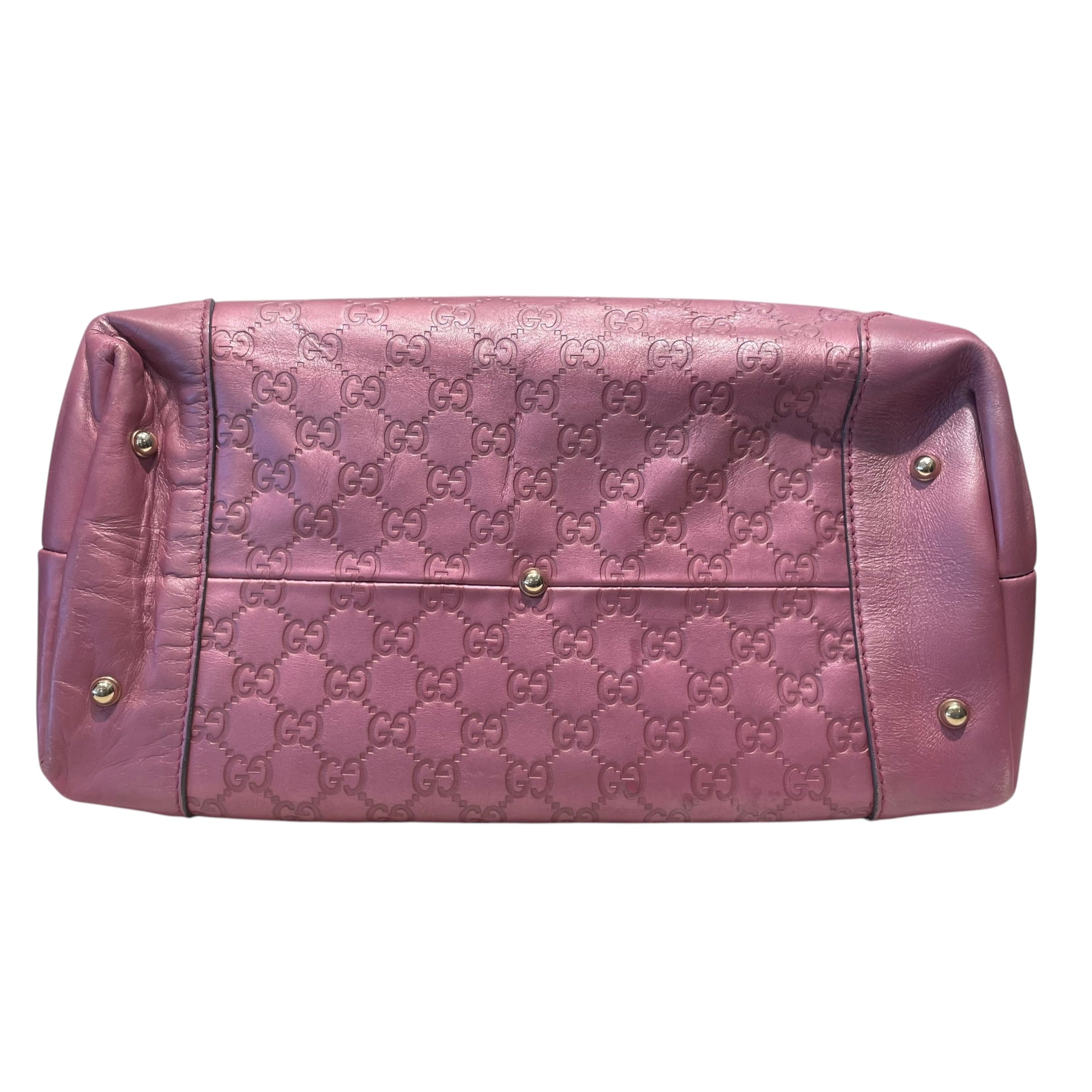 GUCCI/Tote Bag/Leather/PNK/Heart Bit - Guccissima view 3