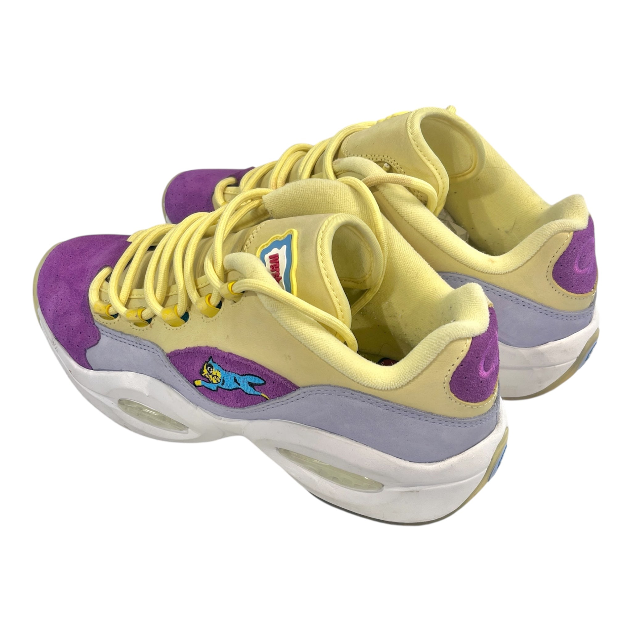 Reebok/ICE CREAM/Low-Sneakers/US 10/Suede/YEL/ view 2