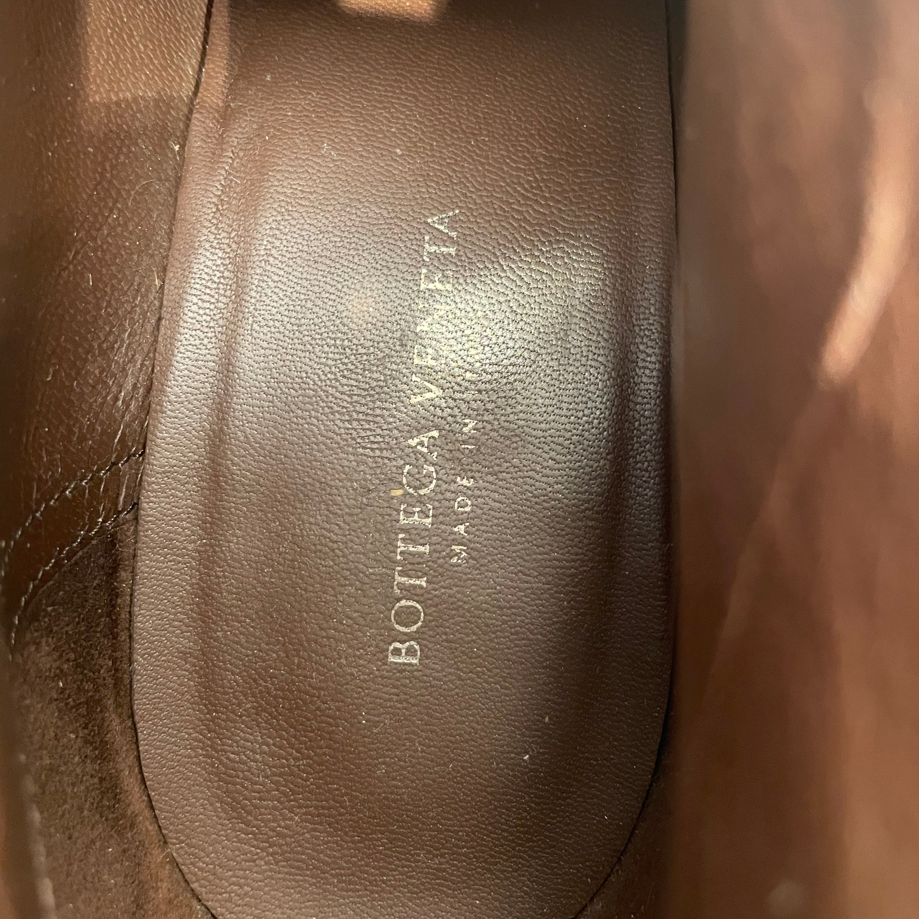 BOTTEGA VENETA/Heels/EU 38/BRW/LACED UP HEELS view 3