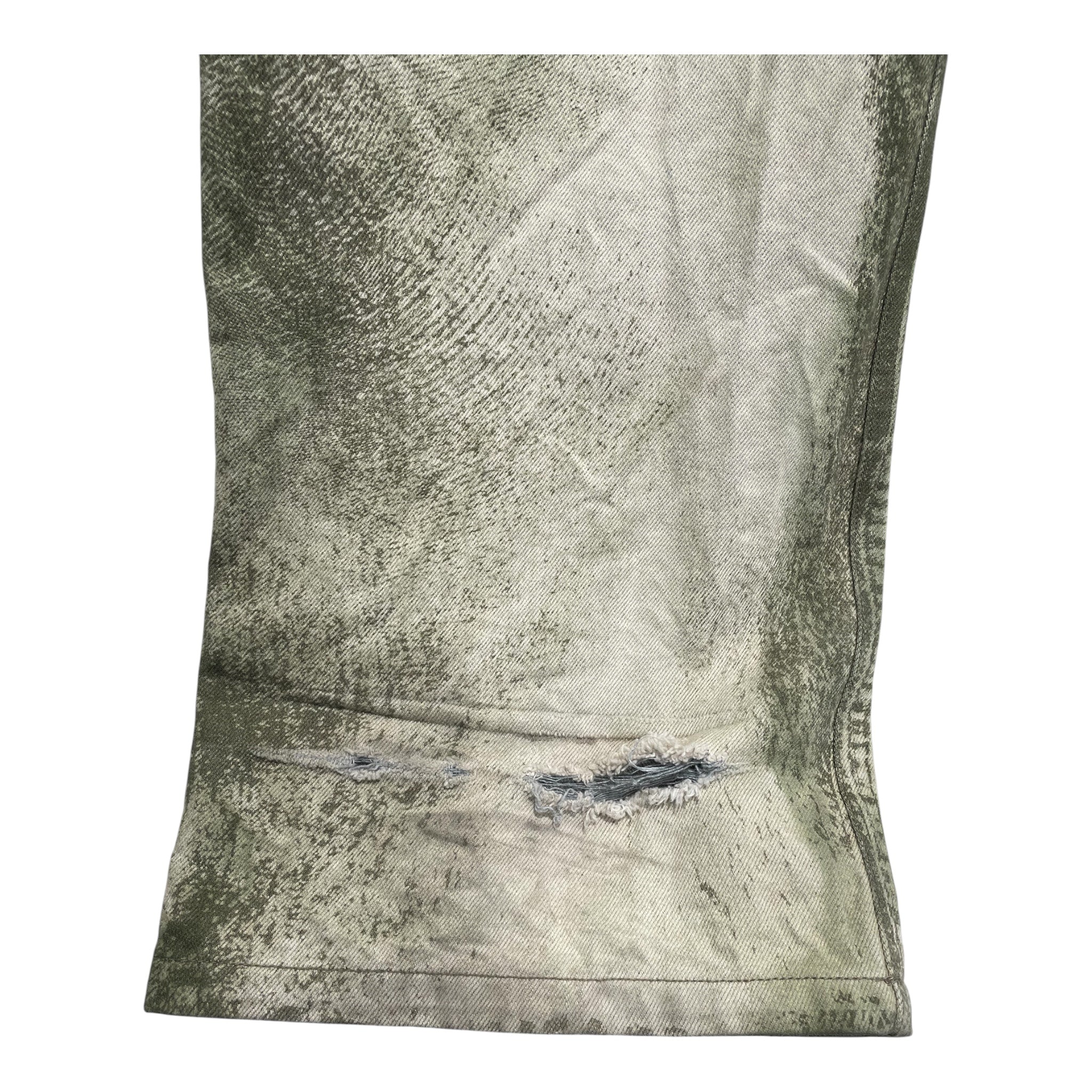 CAMPERLAB/Pants/34/Denim/GRN/All Over Print/Distorted Print view 3
