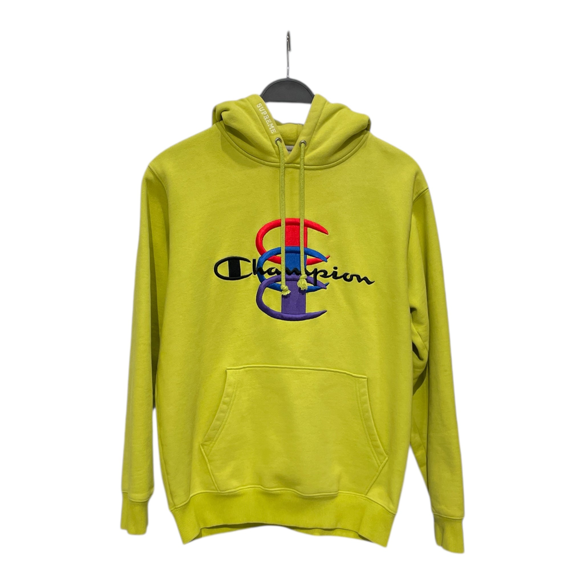 Supreme/Champion/Hoodie/M/Cotton/GRN/ view 1