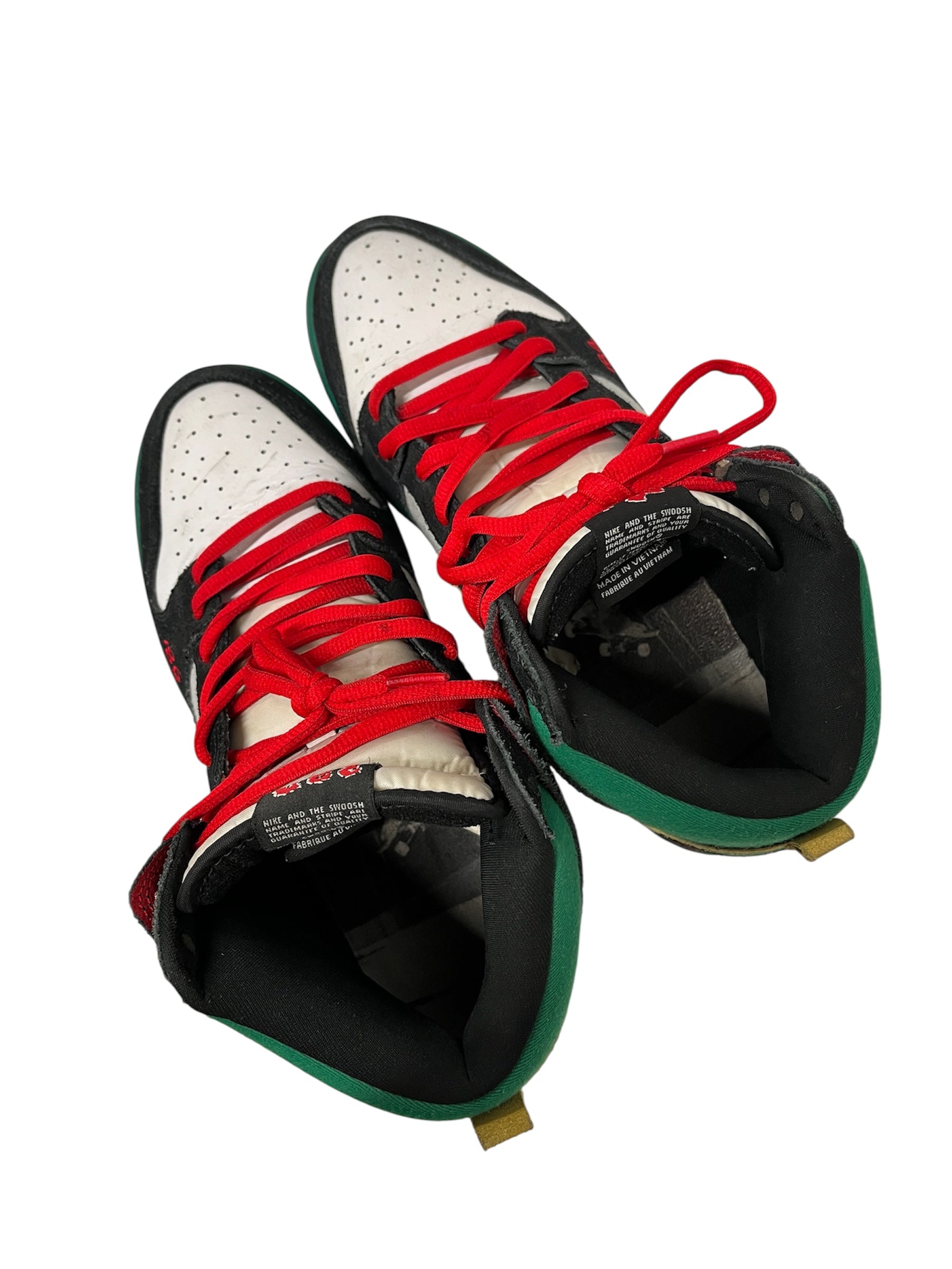 NIKE SB/Hi-Sneakers/US 12/Leather/GRN/554673-001 view 3