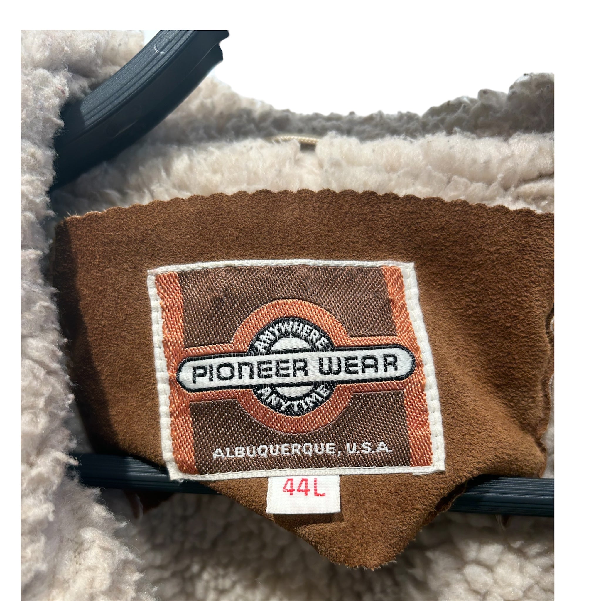 Pioneer Wear/Coat/44/Leather/CML/Single Breasted/Shearling Lined Suede Coat view 3