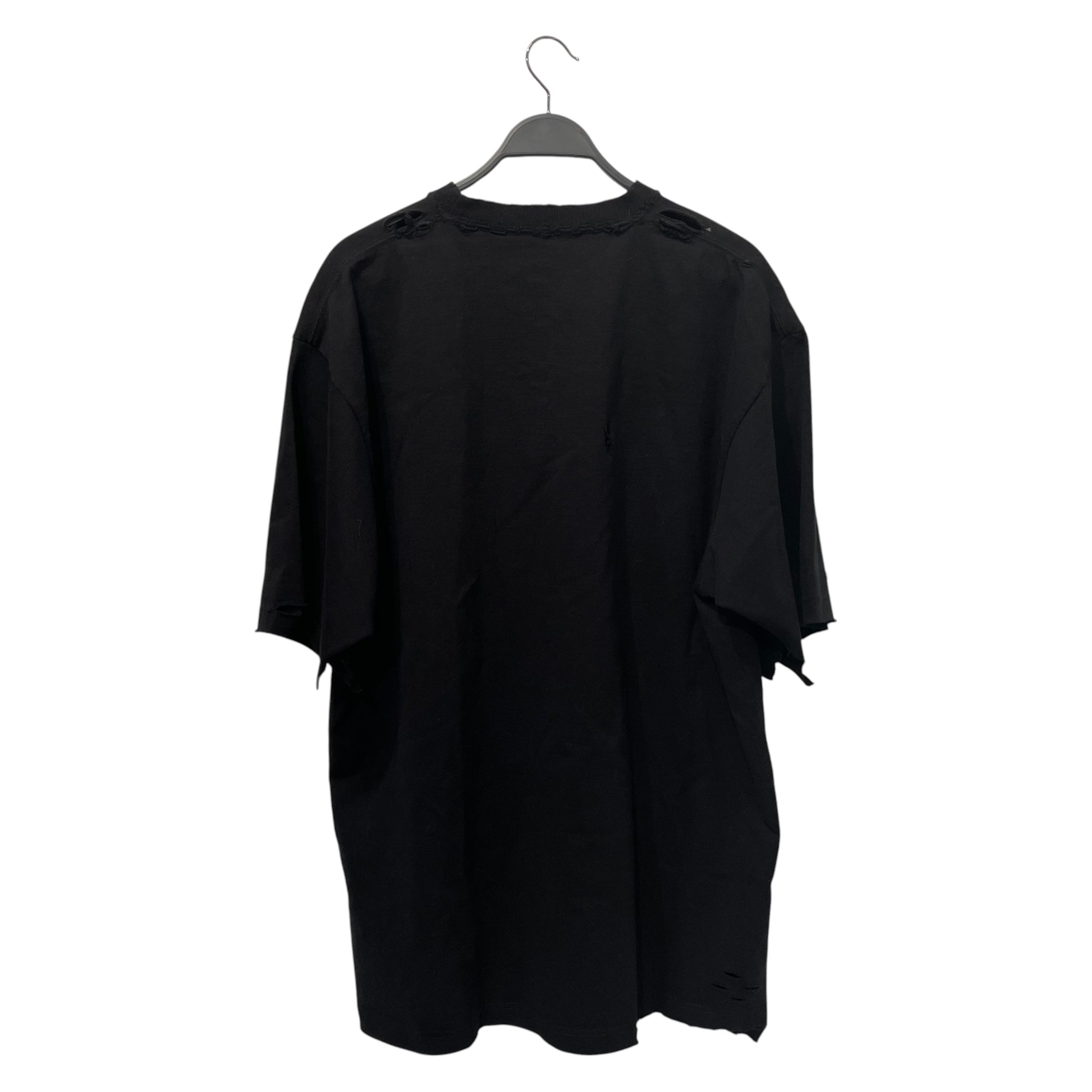 BALENCIAGA/T-Shirt/XS/Cotton/BLK/2020 HELLO MY NAME IS DISTRSSD view 2