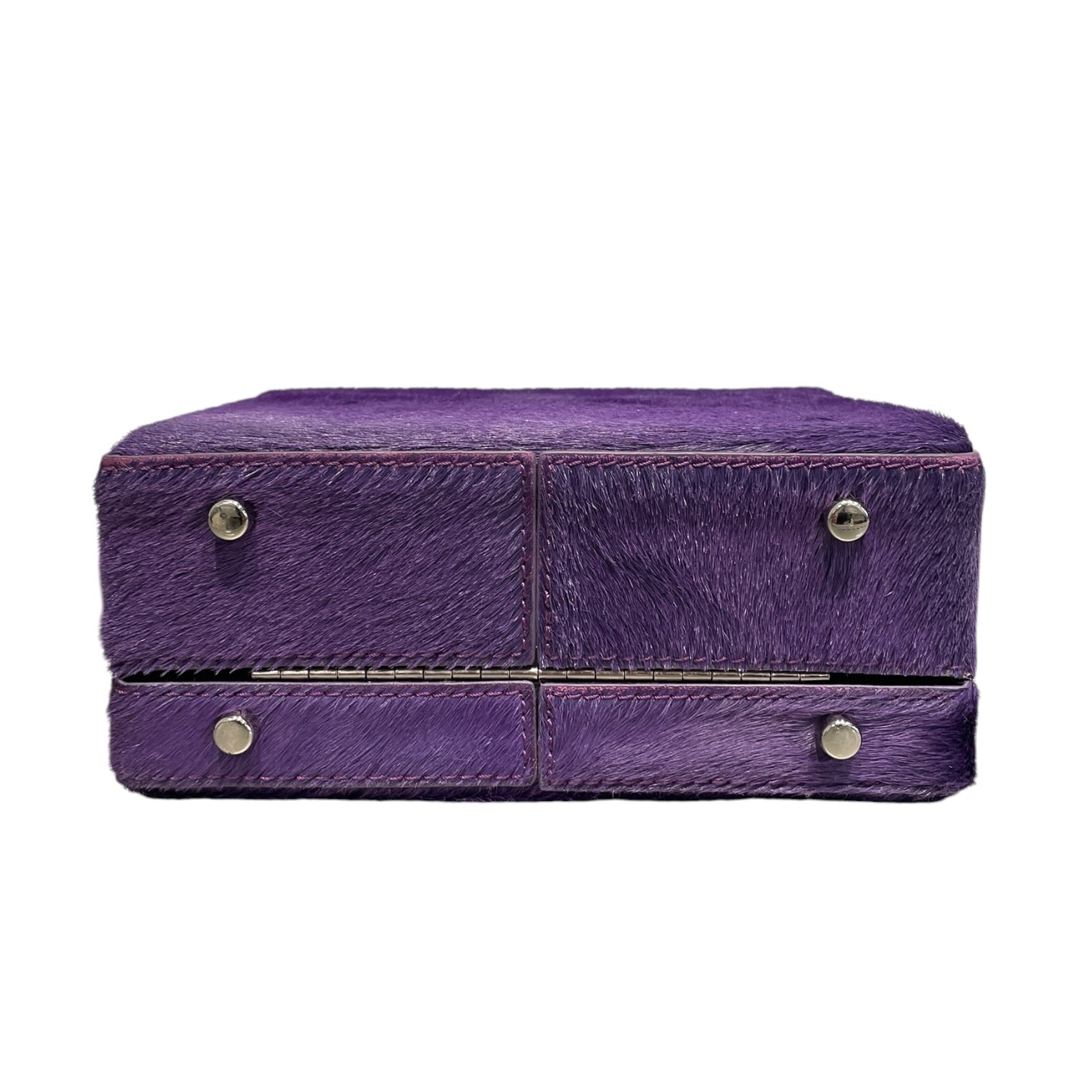 BRANDON BLACKWOOD/Hand Bag/Fake Fur/PPL/Purple Mini Kendrick Trunk view 5