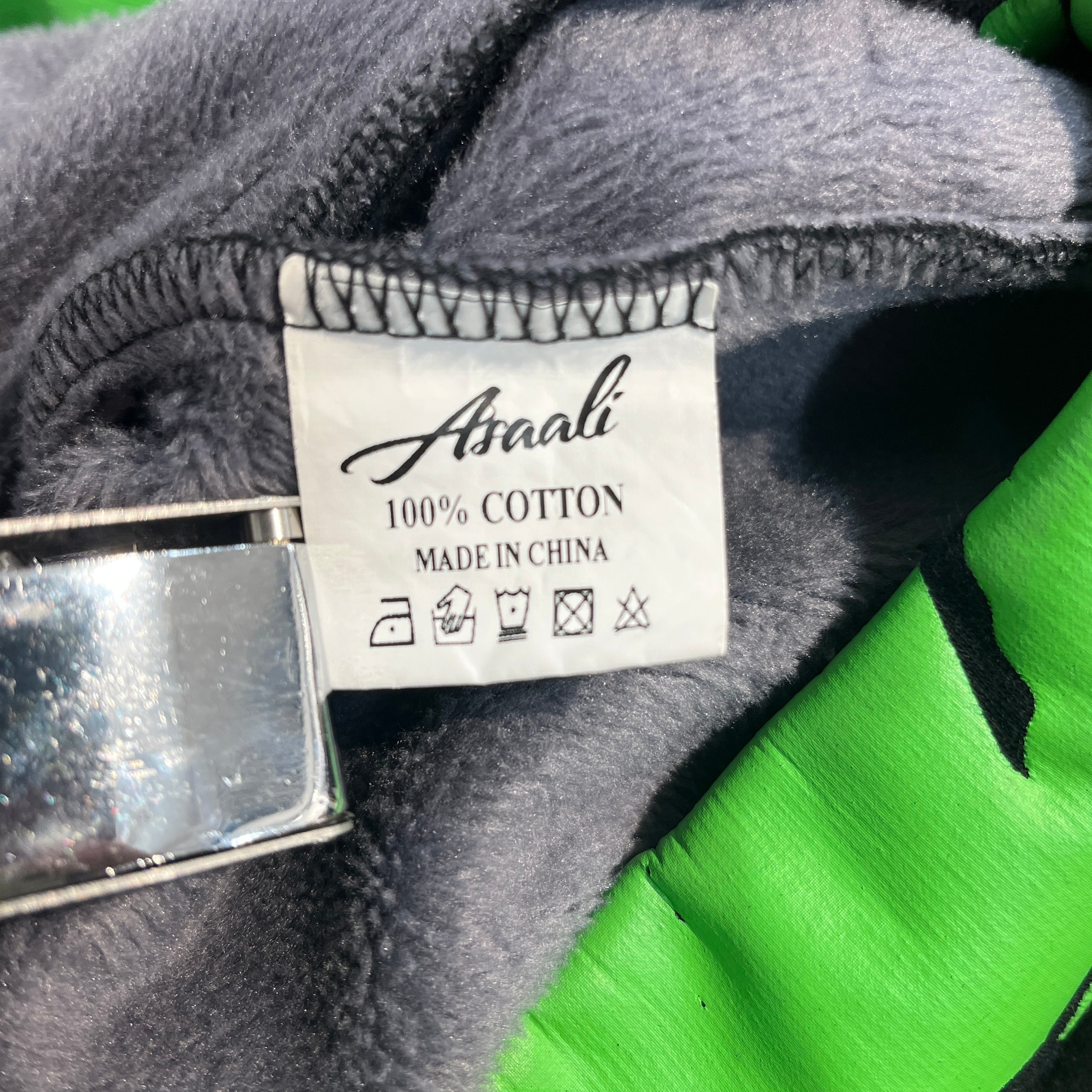 Asaali Jeans Co./Sweatshirt/M/All Over Print/Cotton/BLK/ view 4