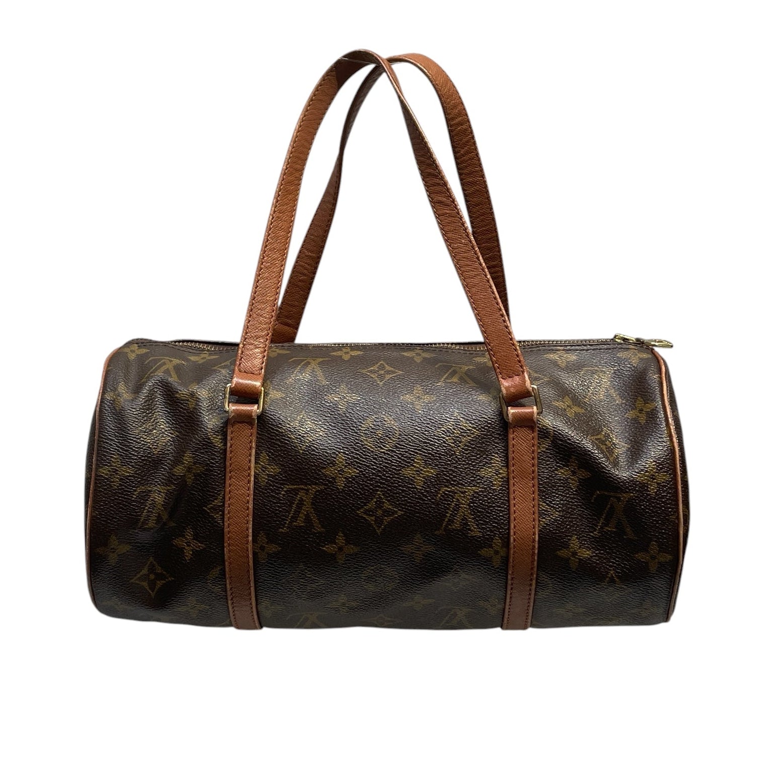 LOUIS VUITTON/Hand Bag/Monogram/Leather/BRW/Mini Papillon view 2