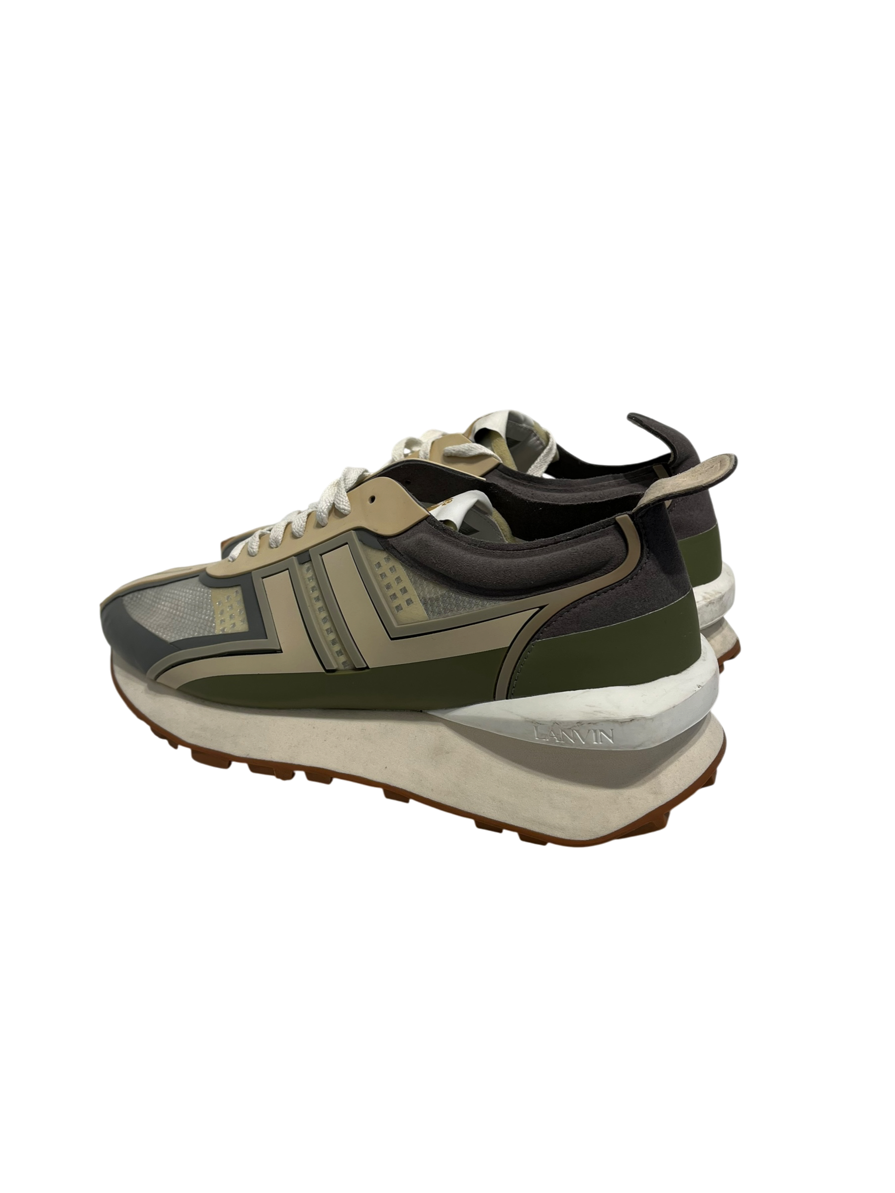 LANVIN/Low-Sneakers/EU 42/GRY/bumpr low sneaker view 2