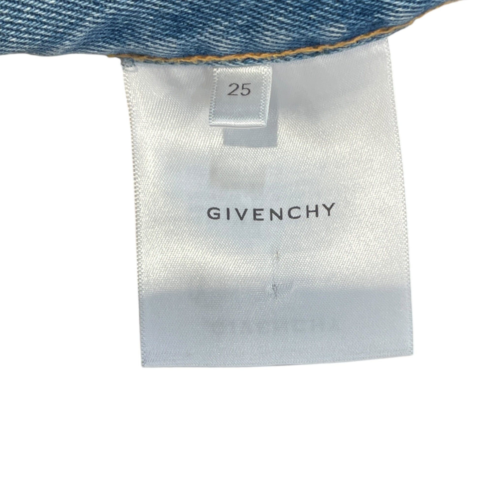 GIVENCHY/Shorts/25/Denim/BLU/Distressed/mini shorts light wash view 6
