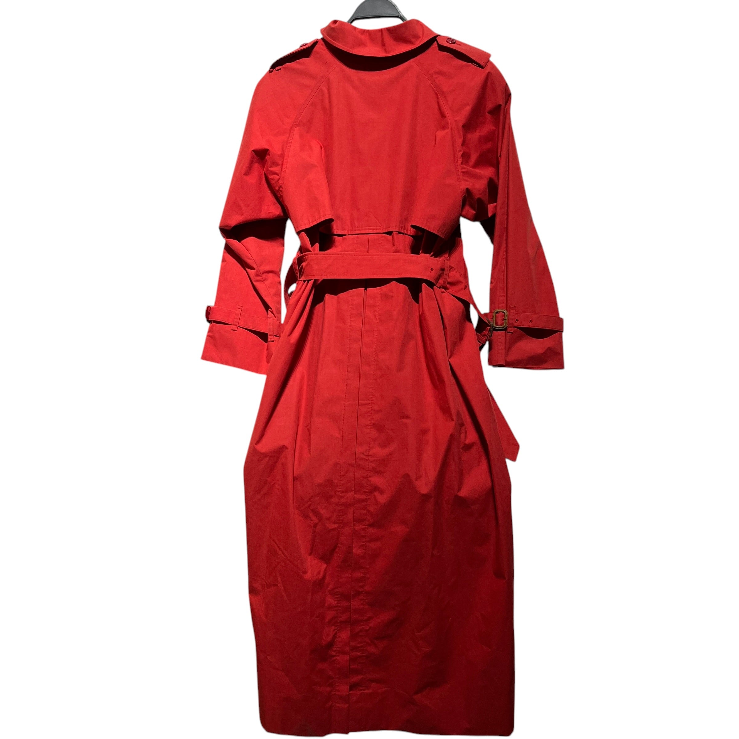 BURBERRYS/Coat/10/Polyester/RED/long coat view 2