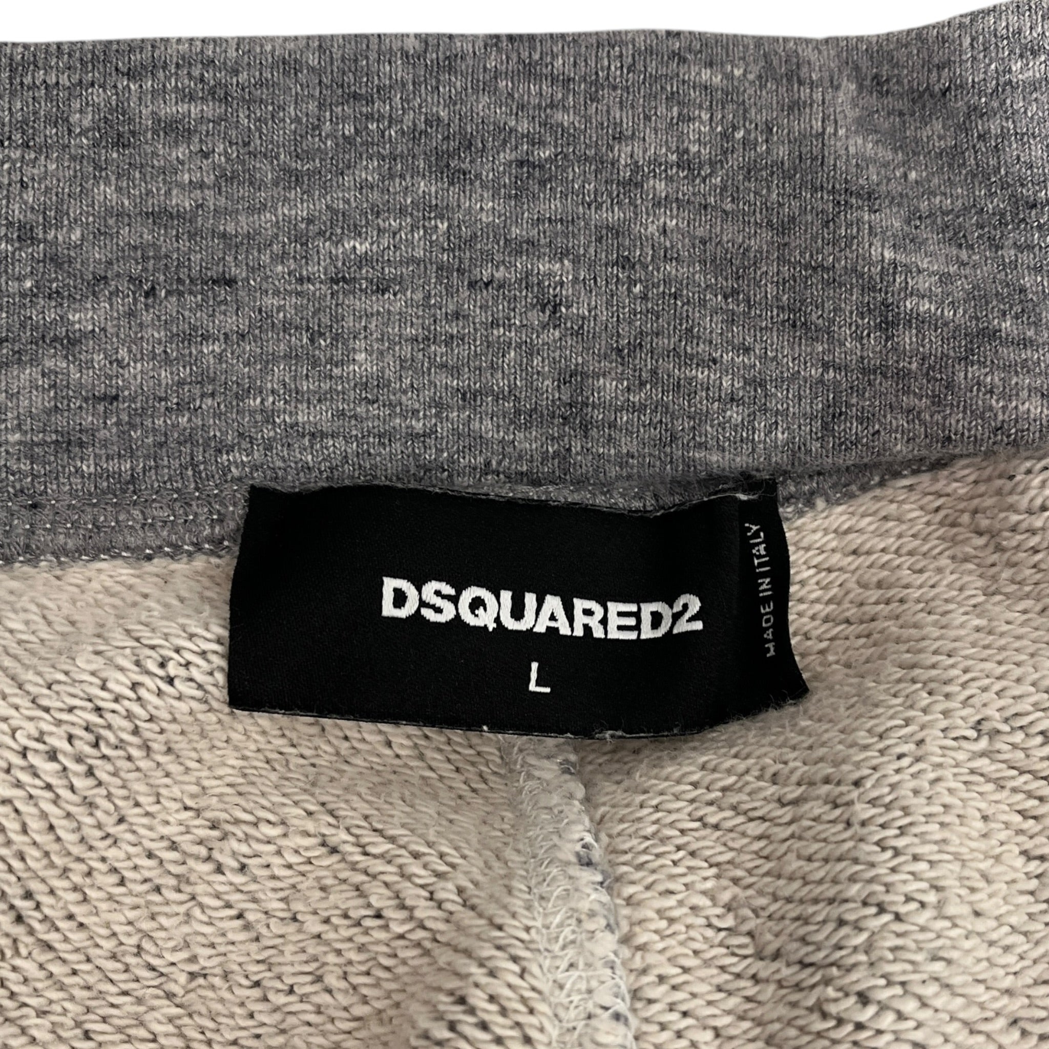 DSQUARED2/Shorts/L/Cotton/GRY/Graphic/Caten Twins Print Track Shorts view 3