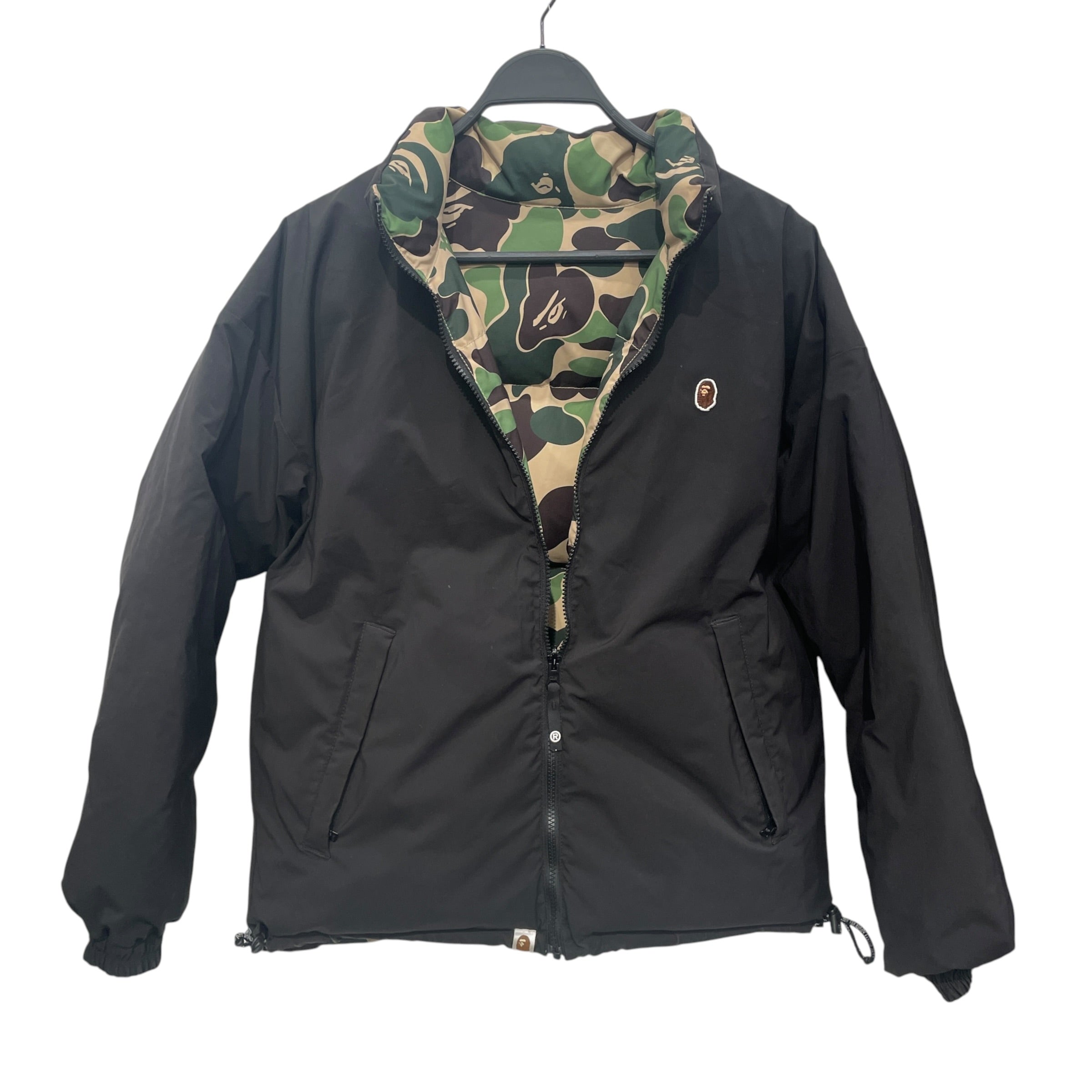 A BATHING APE/Puffer Jkt/S/Nylon/MLT/Camouflage/REVERSIBLE PUFFER JACKET view 1