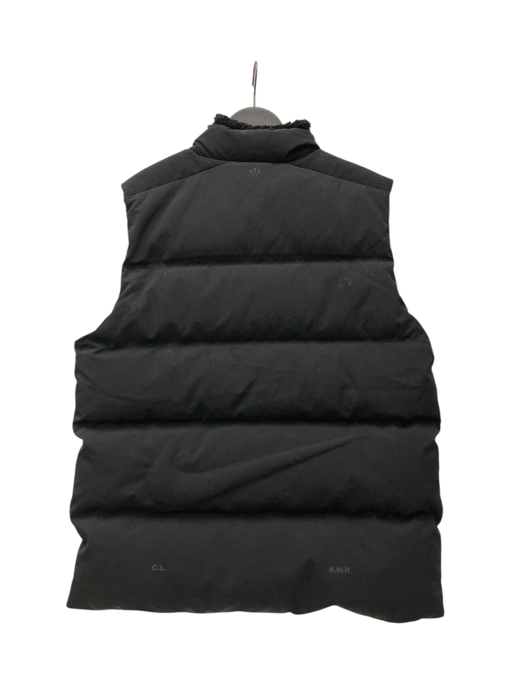 NOCTA/Puffer Jkt/M/Nylon/BLK/VEST, center logo view 2