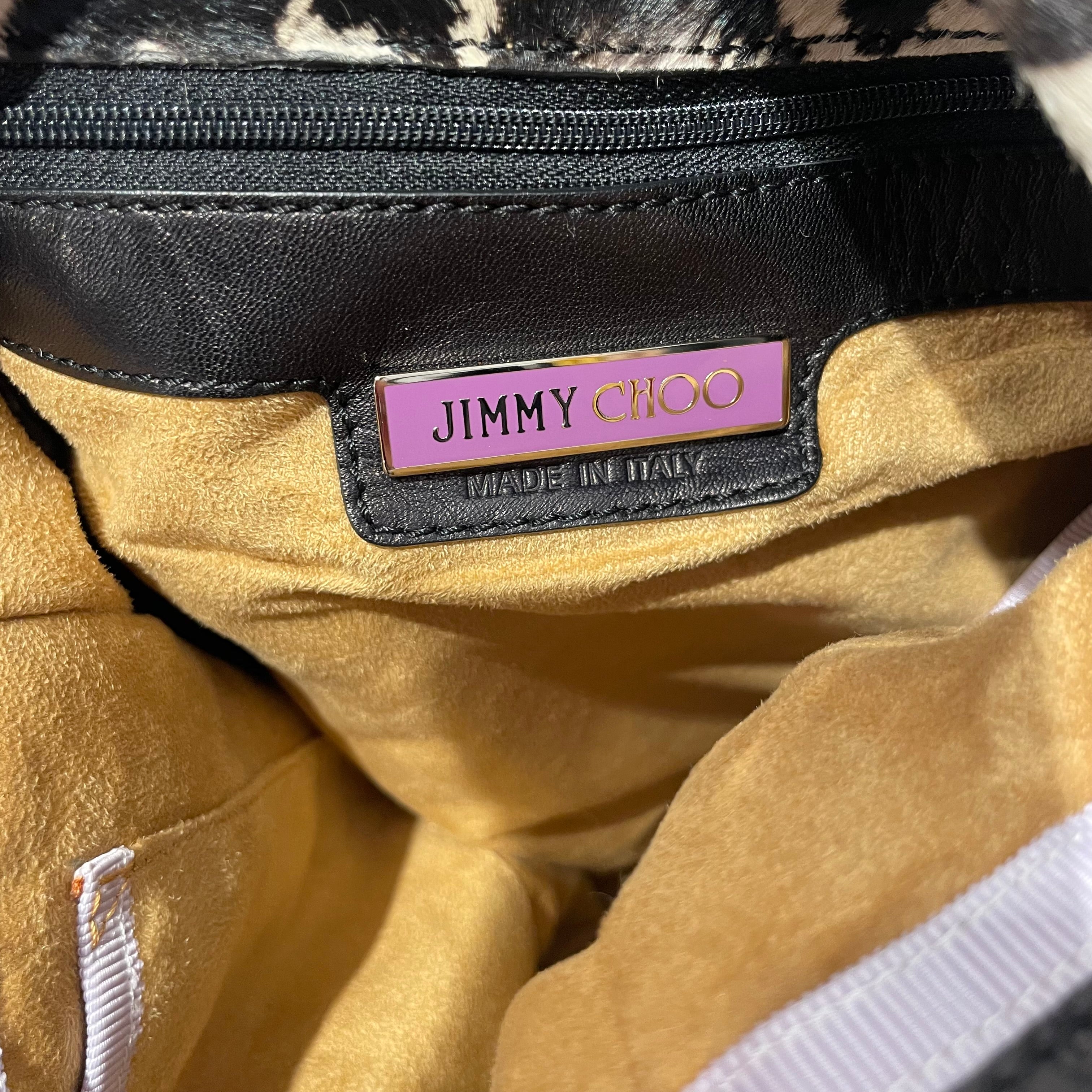 JIMMY CHOO/Bag/Animal Pattern/BRW/saba hobo ponyhair view 5