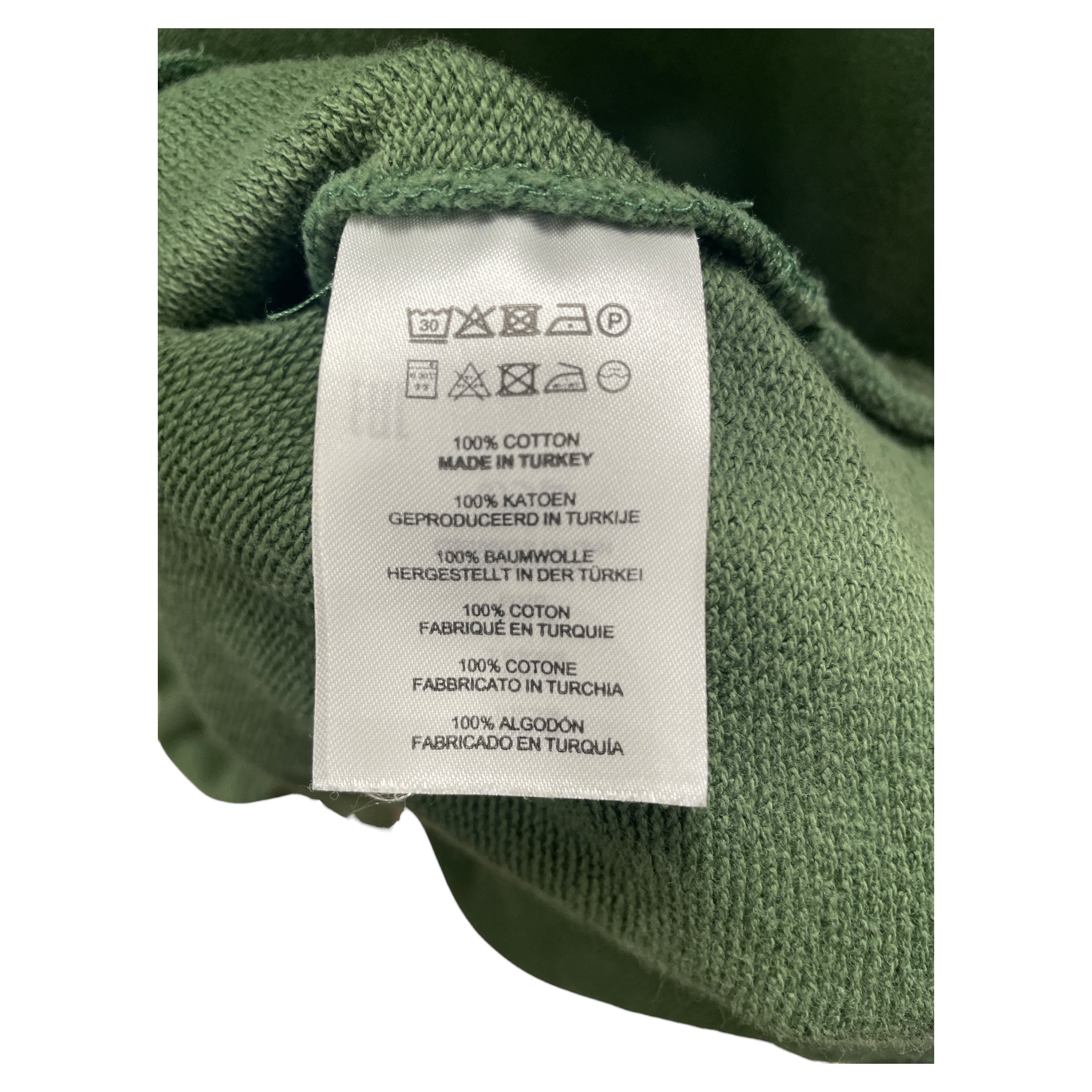 DRIES VAN NOTEN/Hoodie/L/Cotton/GRN/Pocketless Hoodie view 3