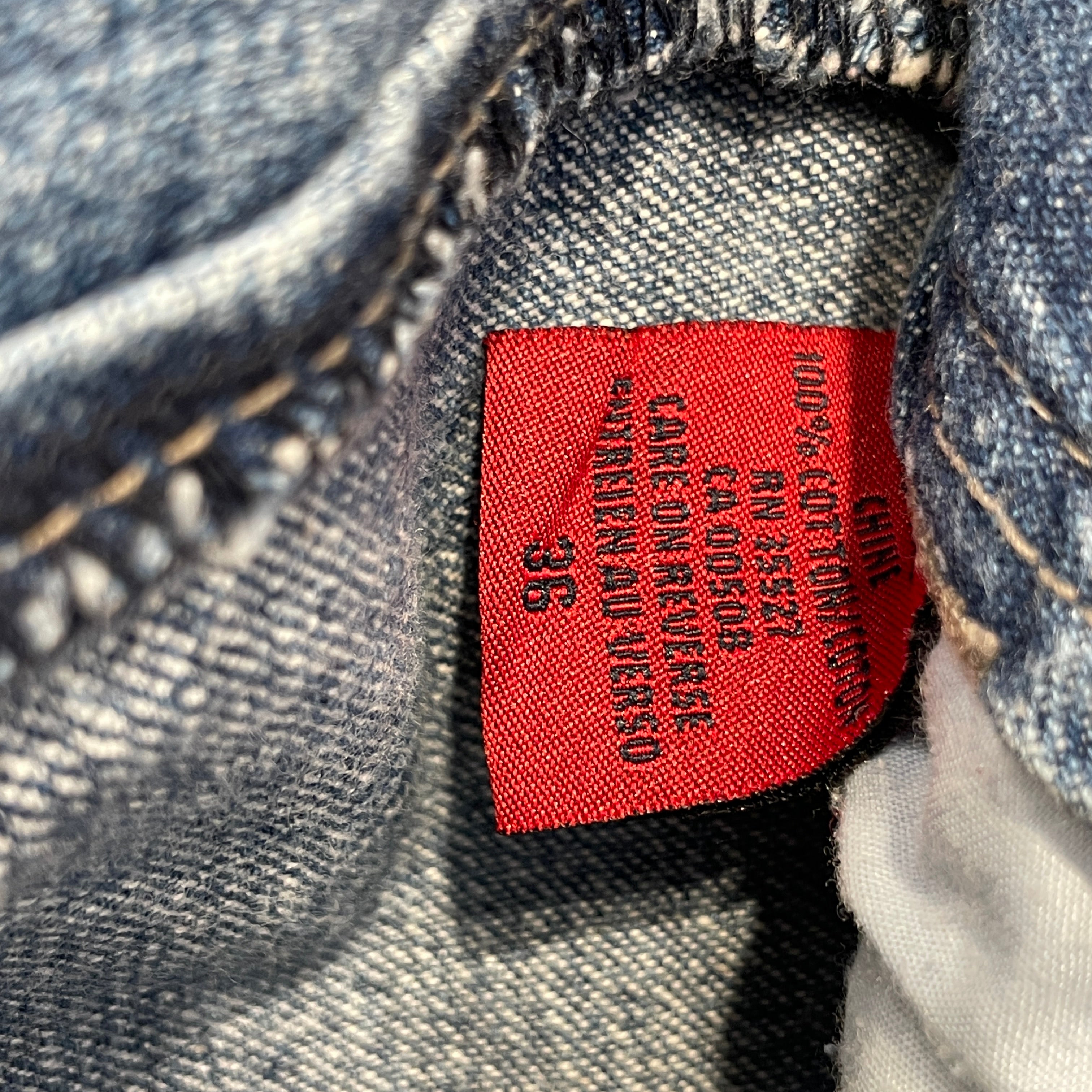 MARITHE FRANCOIS GIRBAUD/Straight Pants/36/Denim/BLU/ view 3