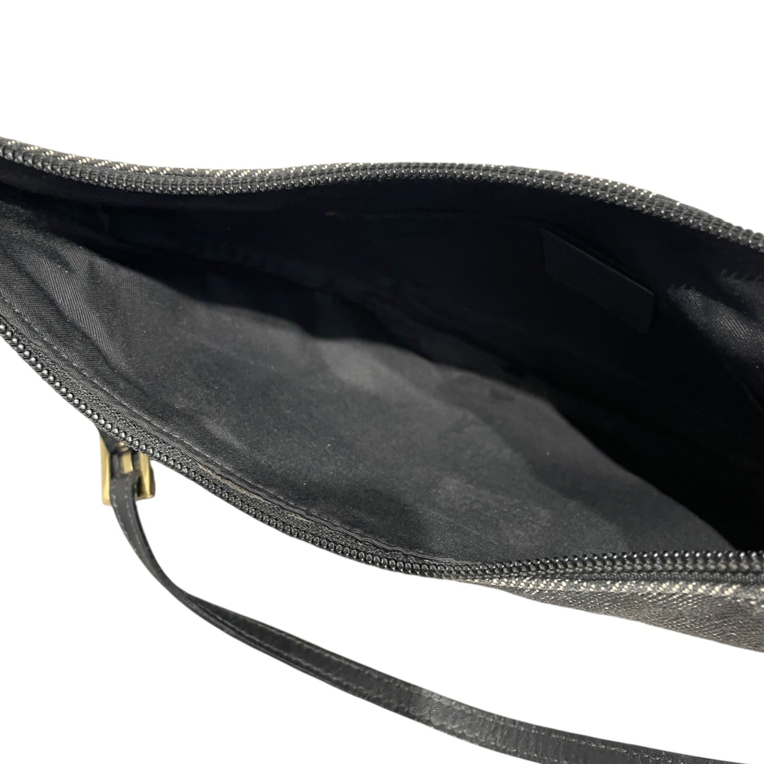 GUCCI/Hand Bag/Monogram/BLK/VIntage shoulder bag view 4