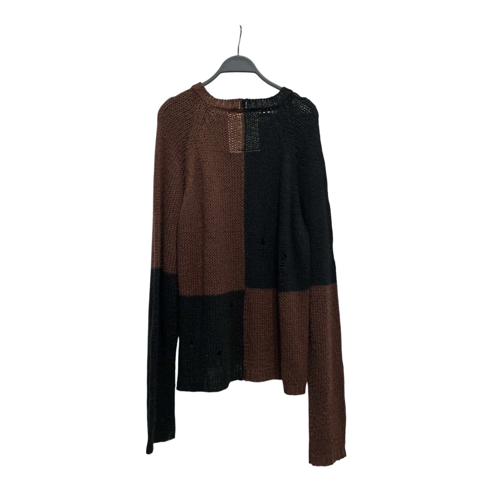 basketcase gallery/Sweater/XL/Cotton/MLT/CHECKERED/ BLK/ BRWN view 2