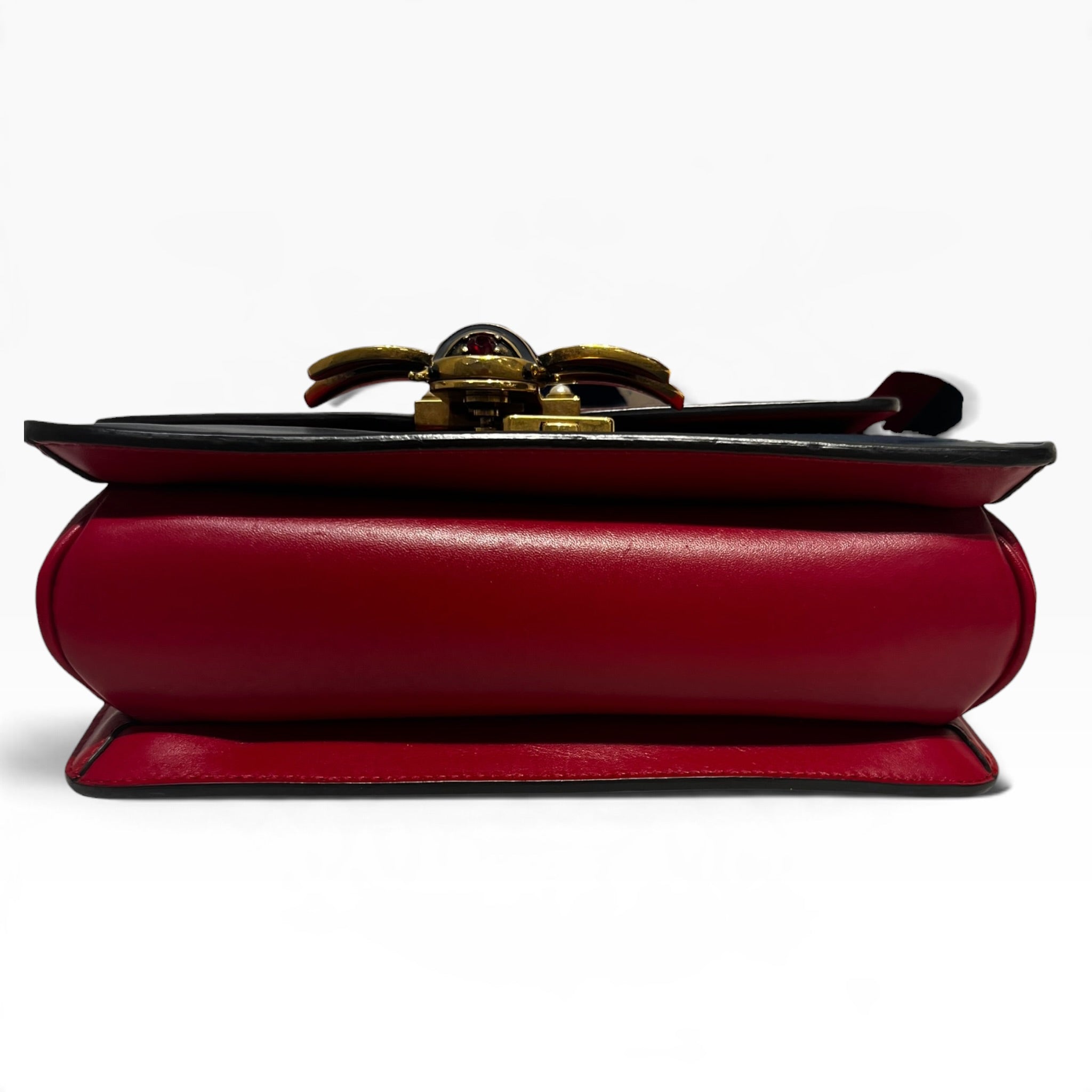 GUCCI/Cross Body Bag/M/Leather/MLT/Queen Margaret Flap Bag view 3