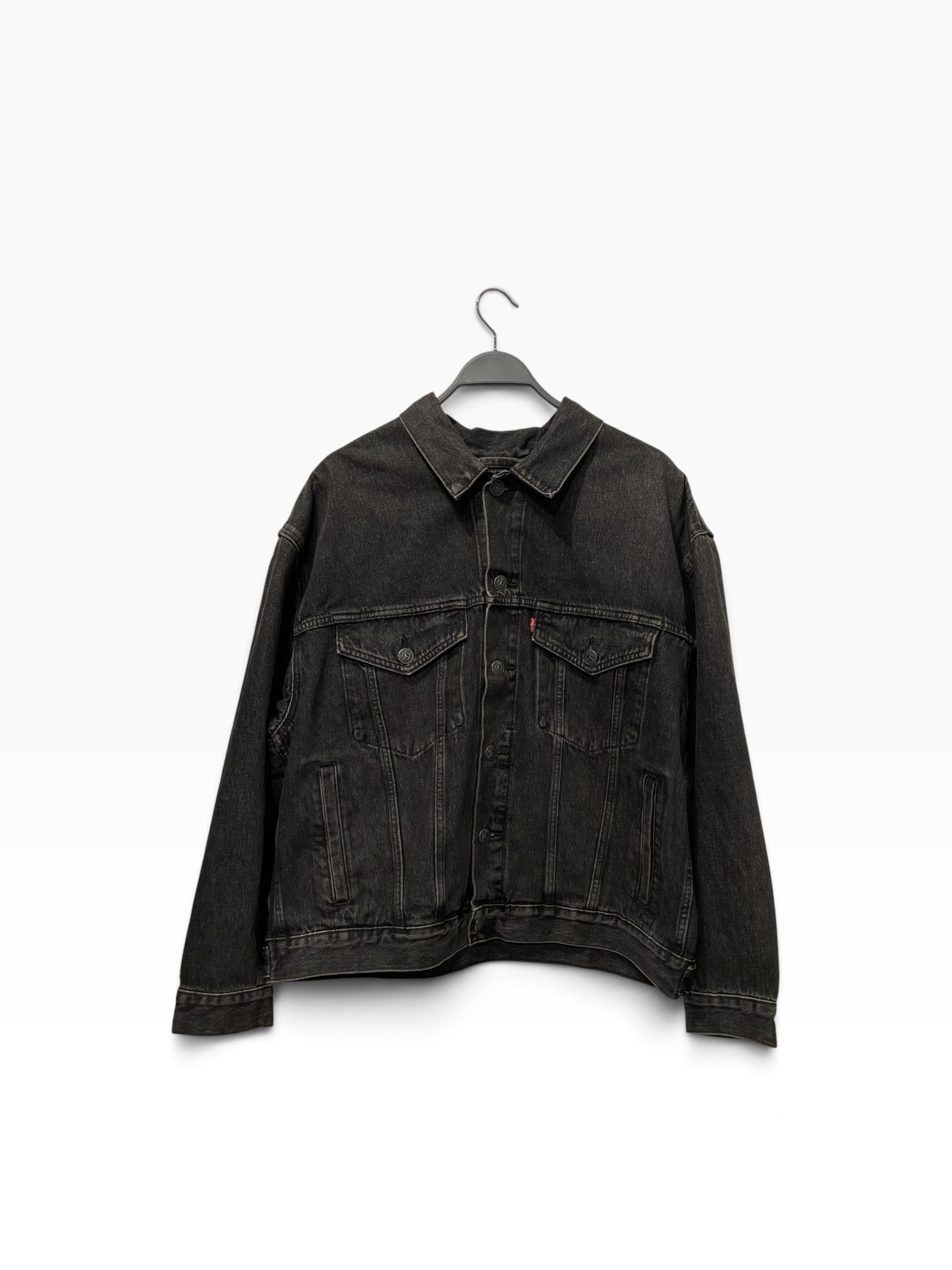 JORDAN BRAND/Levis Circle R/Denim Jkt/L/Denim/BLK/LEVIS X AIR JORDAN view 1