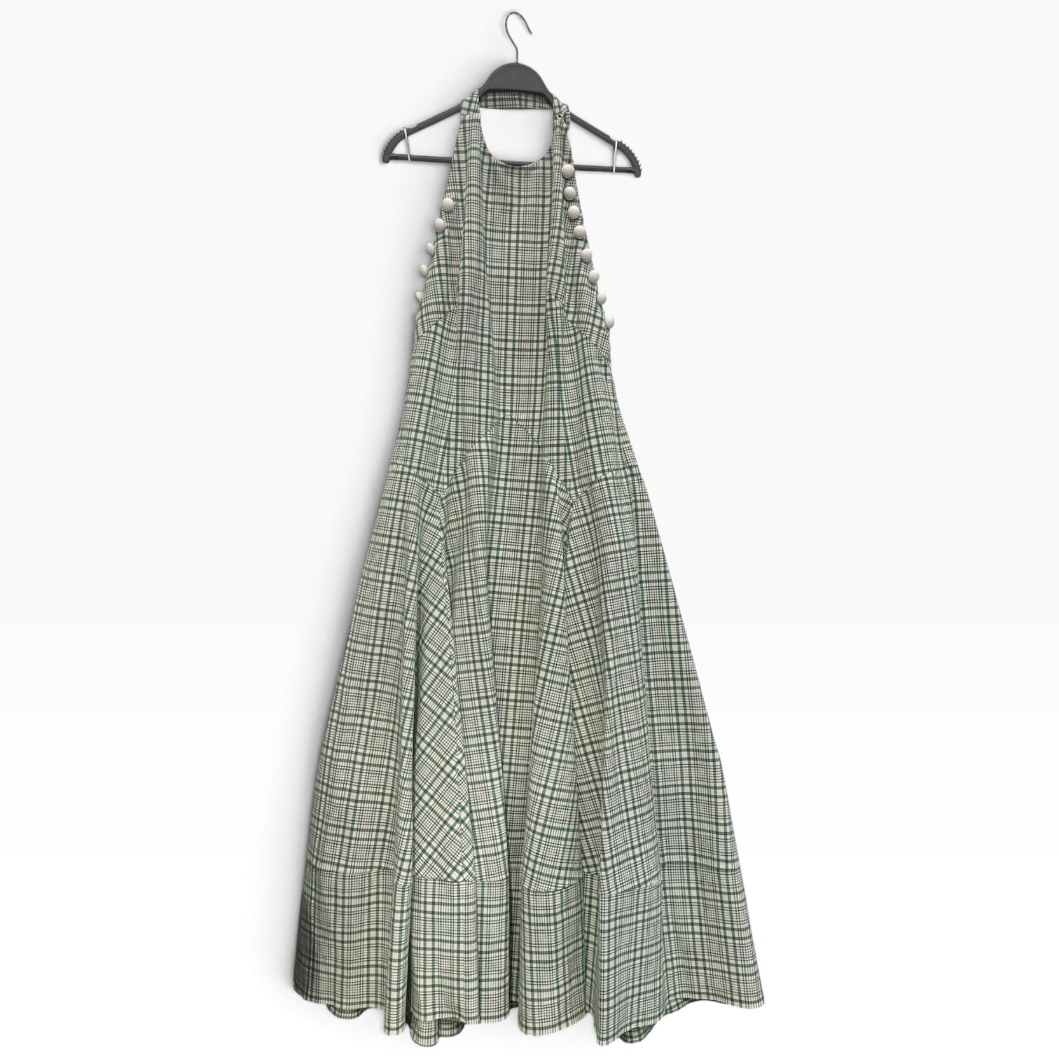ROSIEASSOULIN/Dress/10/Hombre Check/Cotton/GRN/WBOLERO view 3