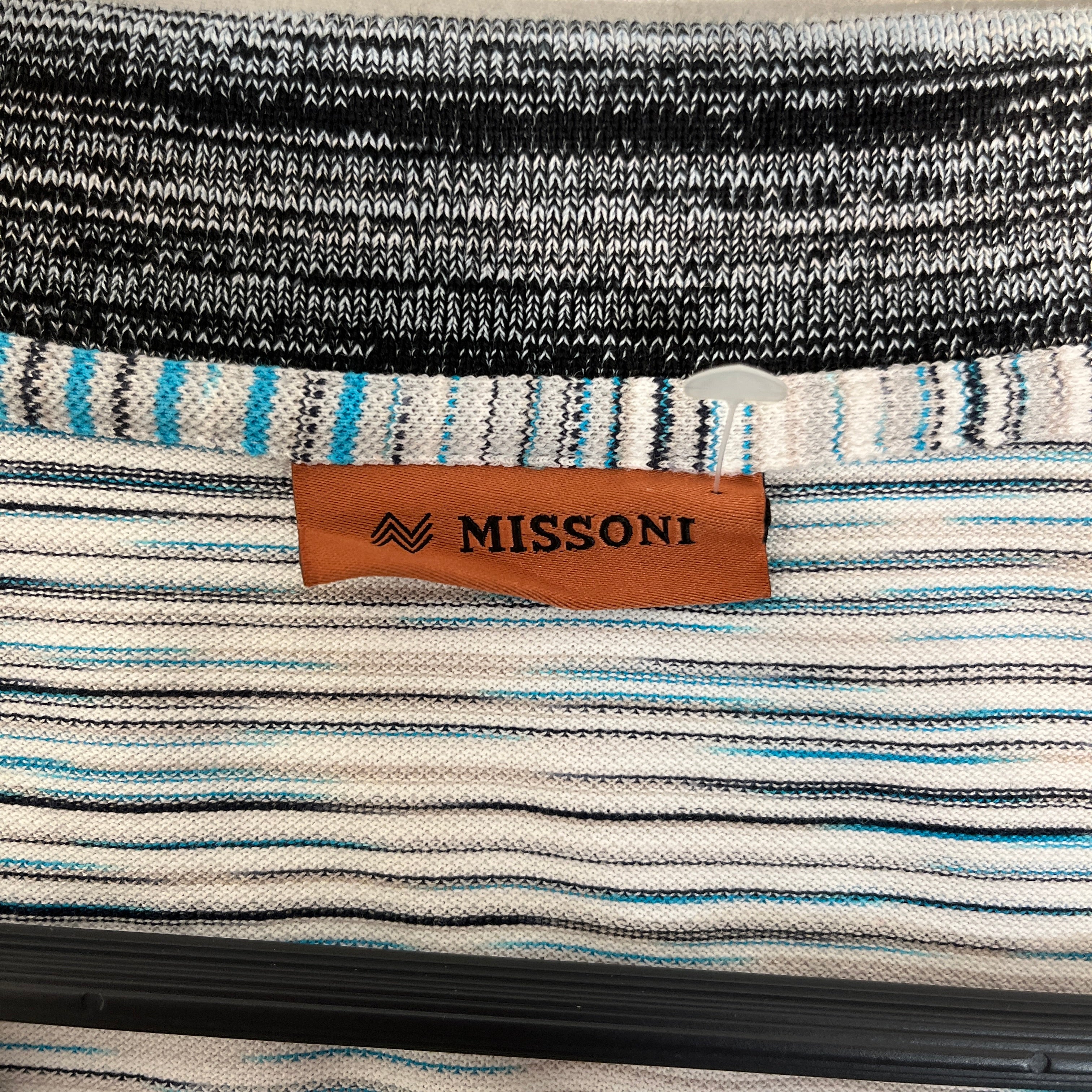 MISSONI/LS Shirt/XL/Cotton/BLU/Stripe/ view 3