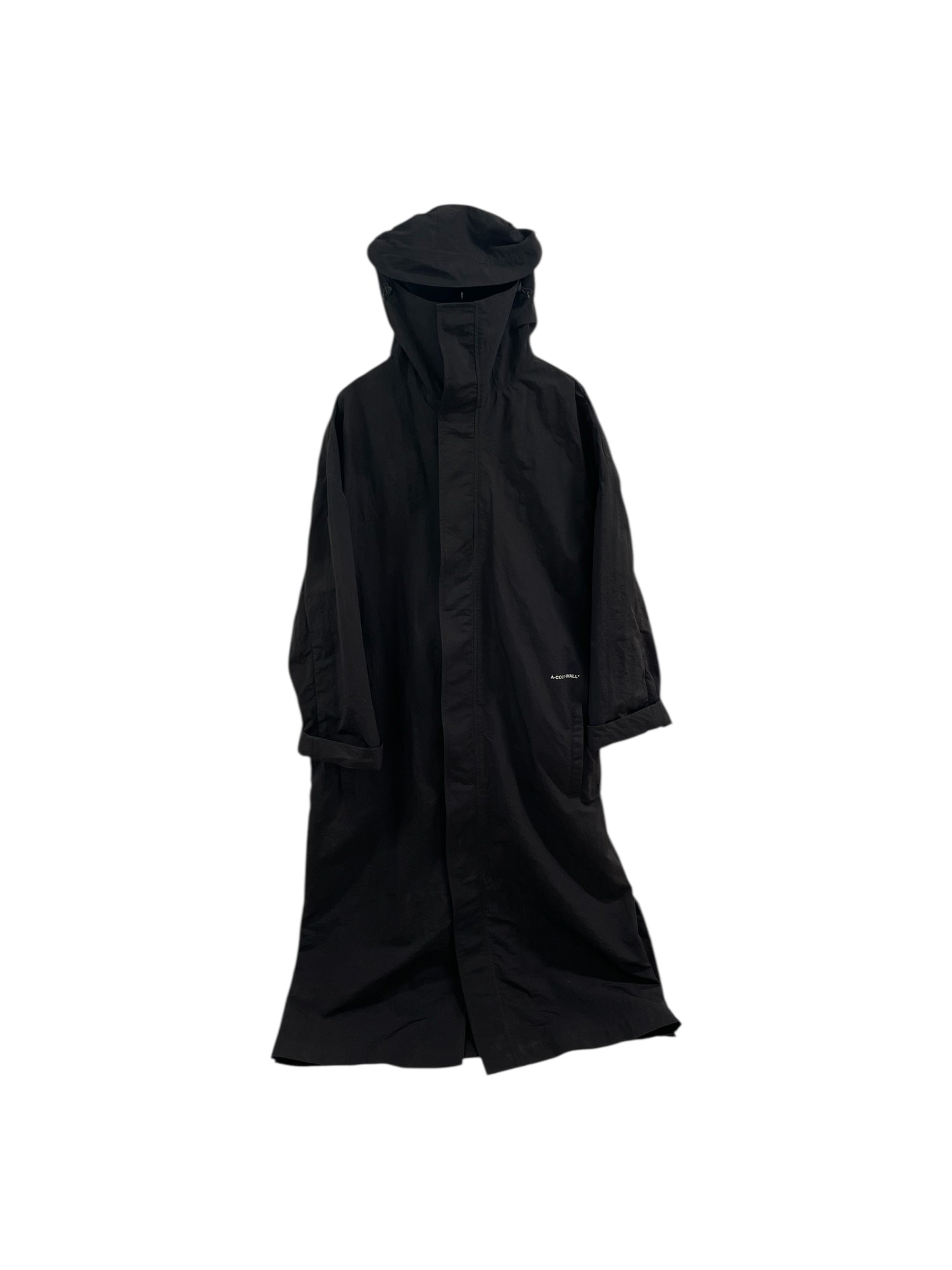 A-COLD-WALL/Trench Coat/L/Acrylic/BLK/A COLD WALL BLK TRENCH COAT view 1