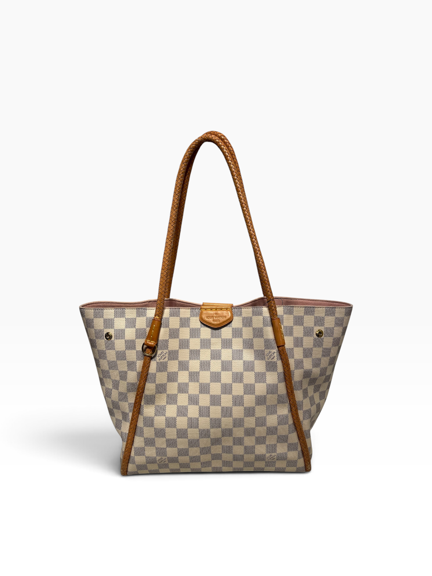 LOUIS VUITTON/Hand Bag/Leather/WHT/Damier Azur Propriano view 1