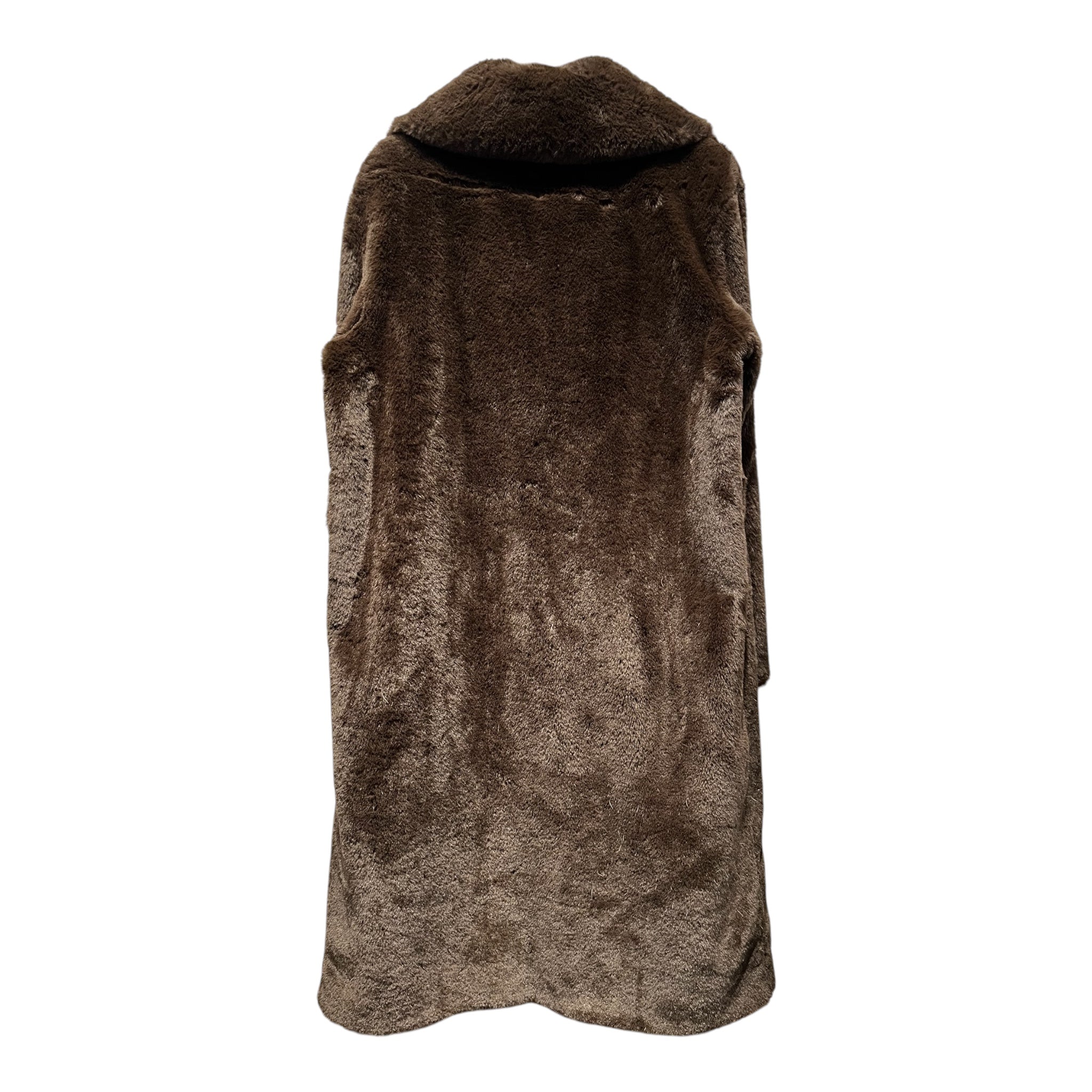 STAND STUDIO/Fleece Jkt/Fake Fur/BRW/COLLARED view 3