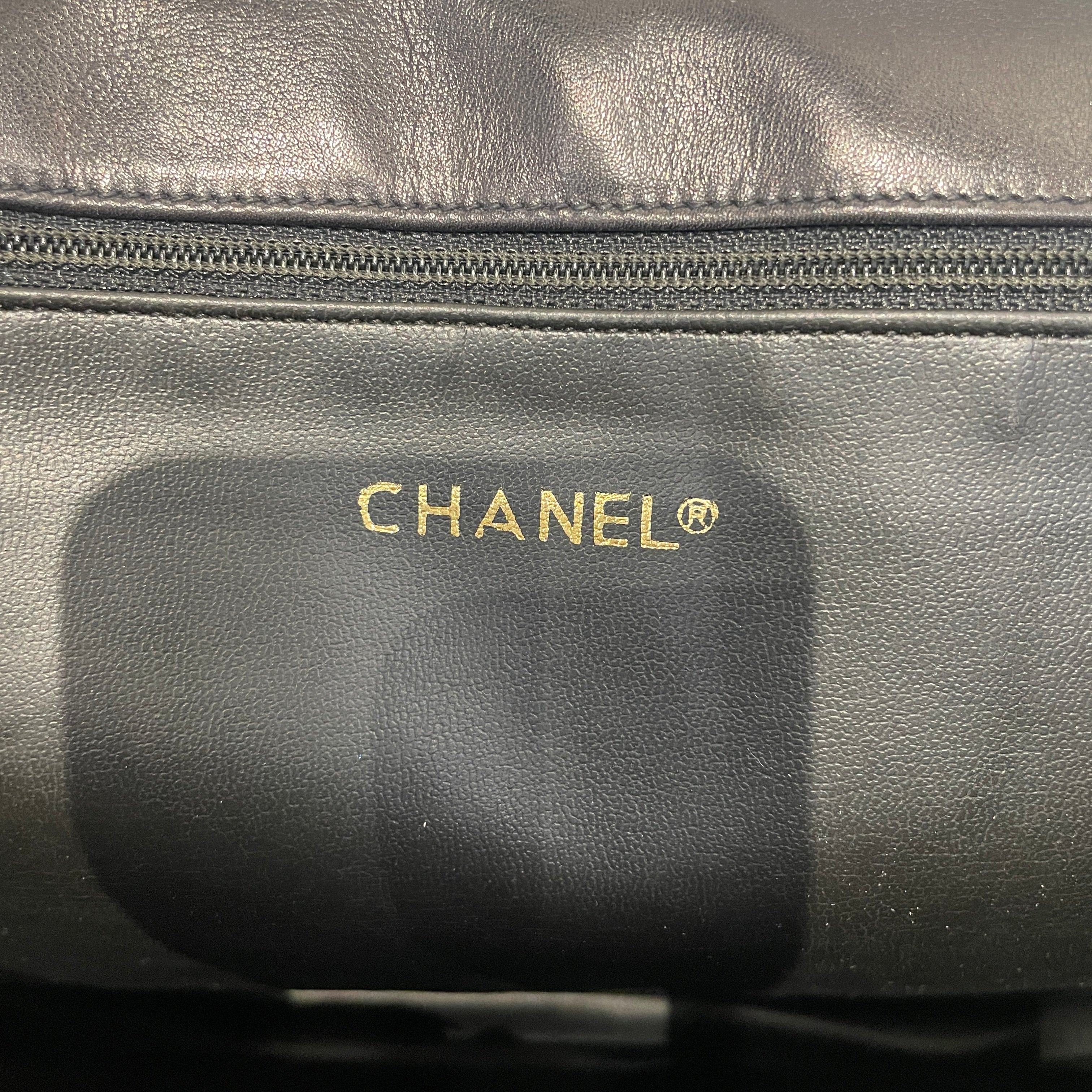 CHANEL/Briefcase/Lambskin/BLK/Quilted CC Briefca view 5
