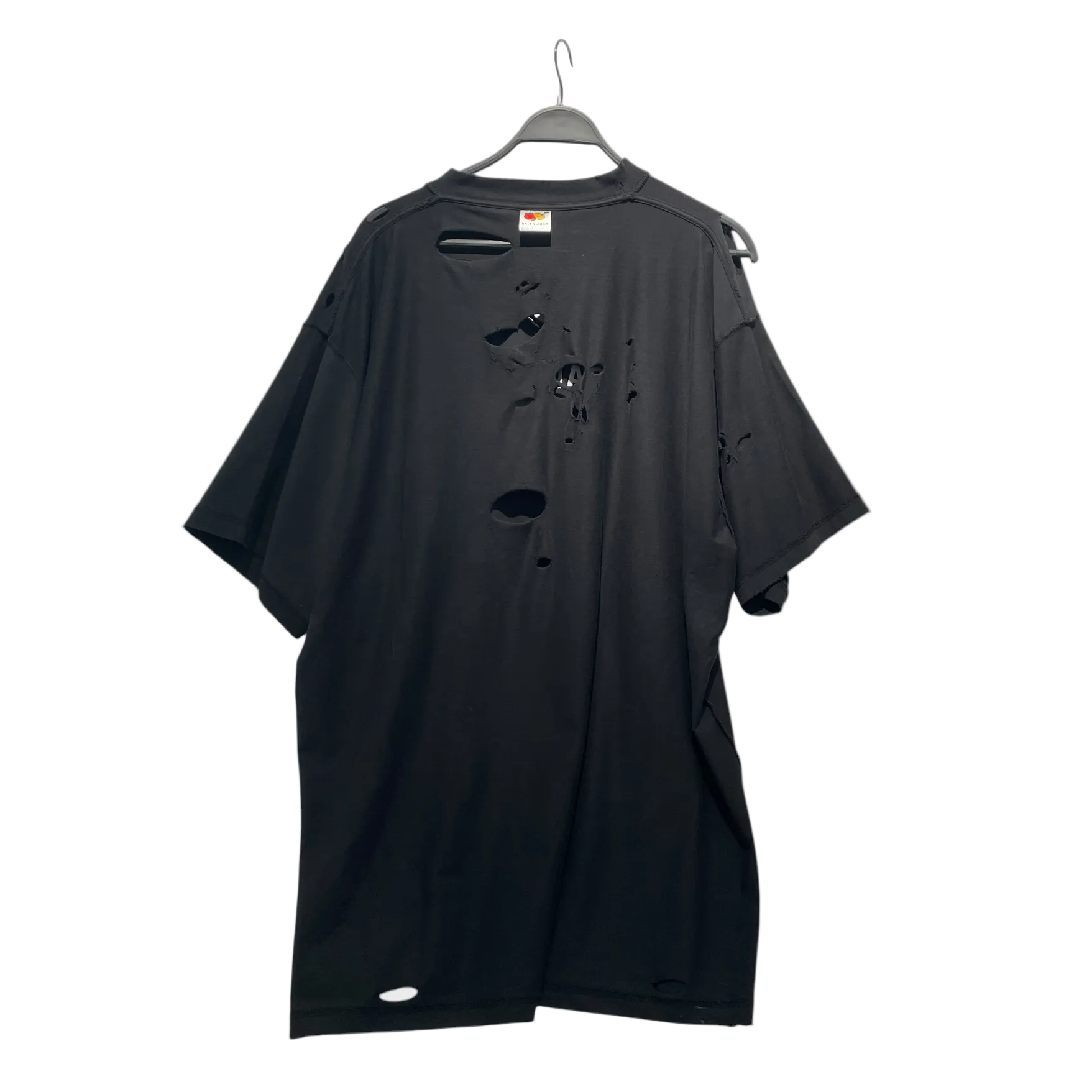 BALENCIAGA/T-Shirt/Cotton/BLK/Graphic/ view 2