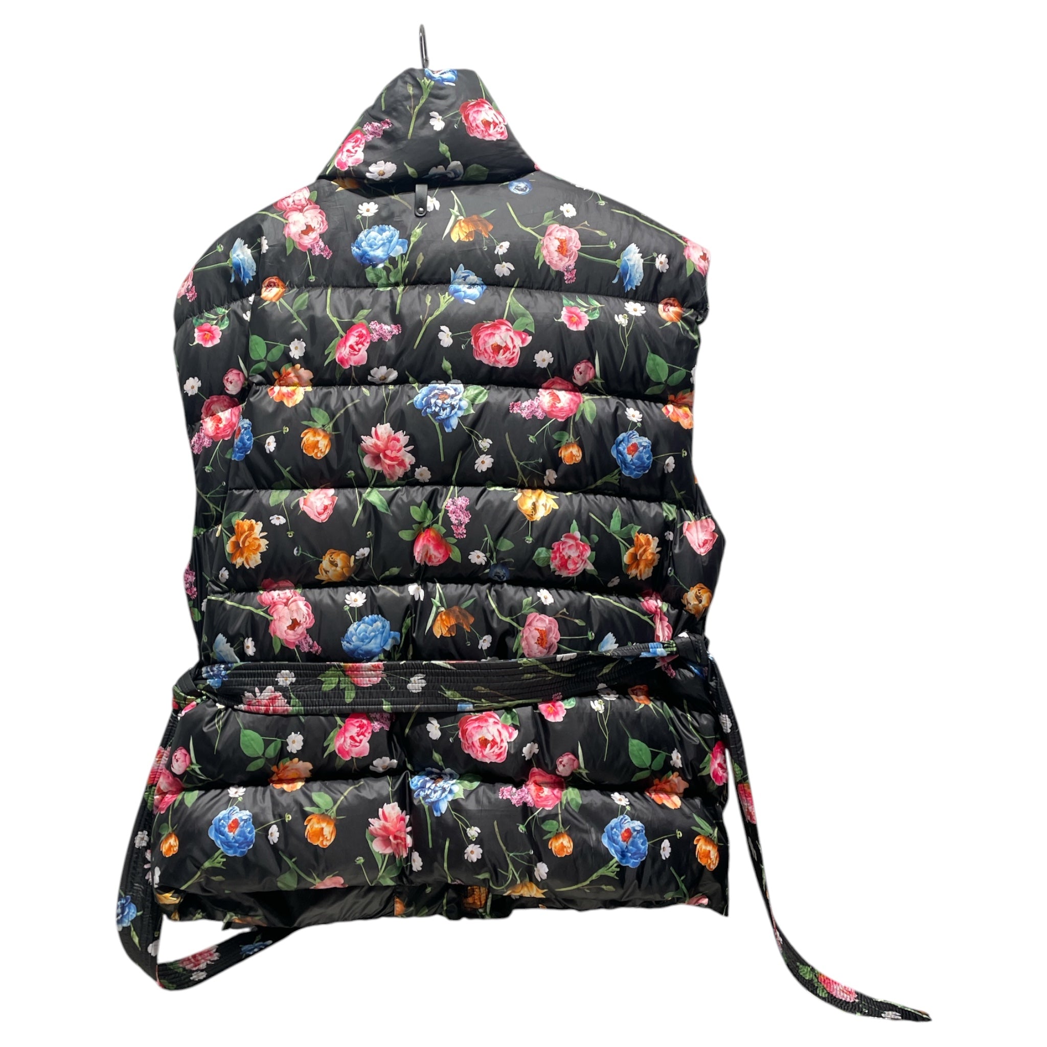 MACKAGE/Puffer Vest/M/Floral Pattern/Nylon/BLK/Floral Puffer Vest view 2