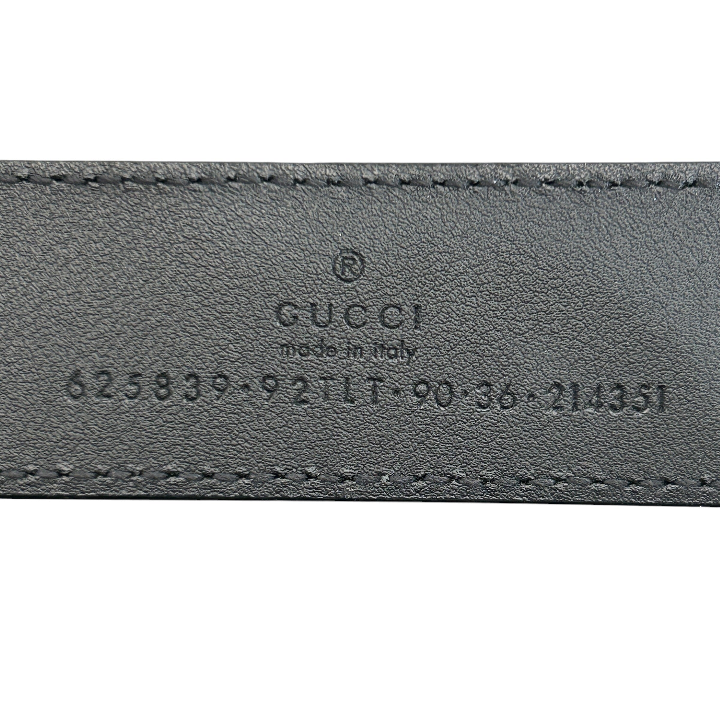 GUCCI/Belt/Monogram/Leather/KHK/GG Supreme canvas small buckle view 3