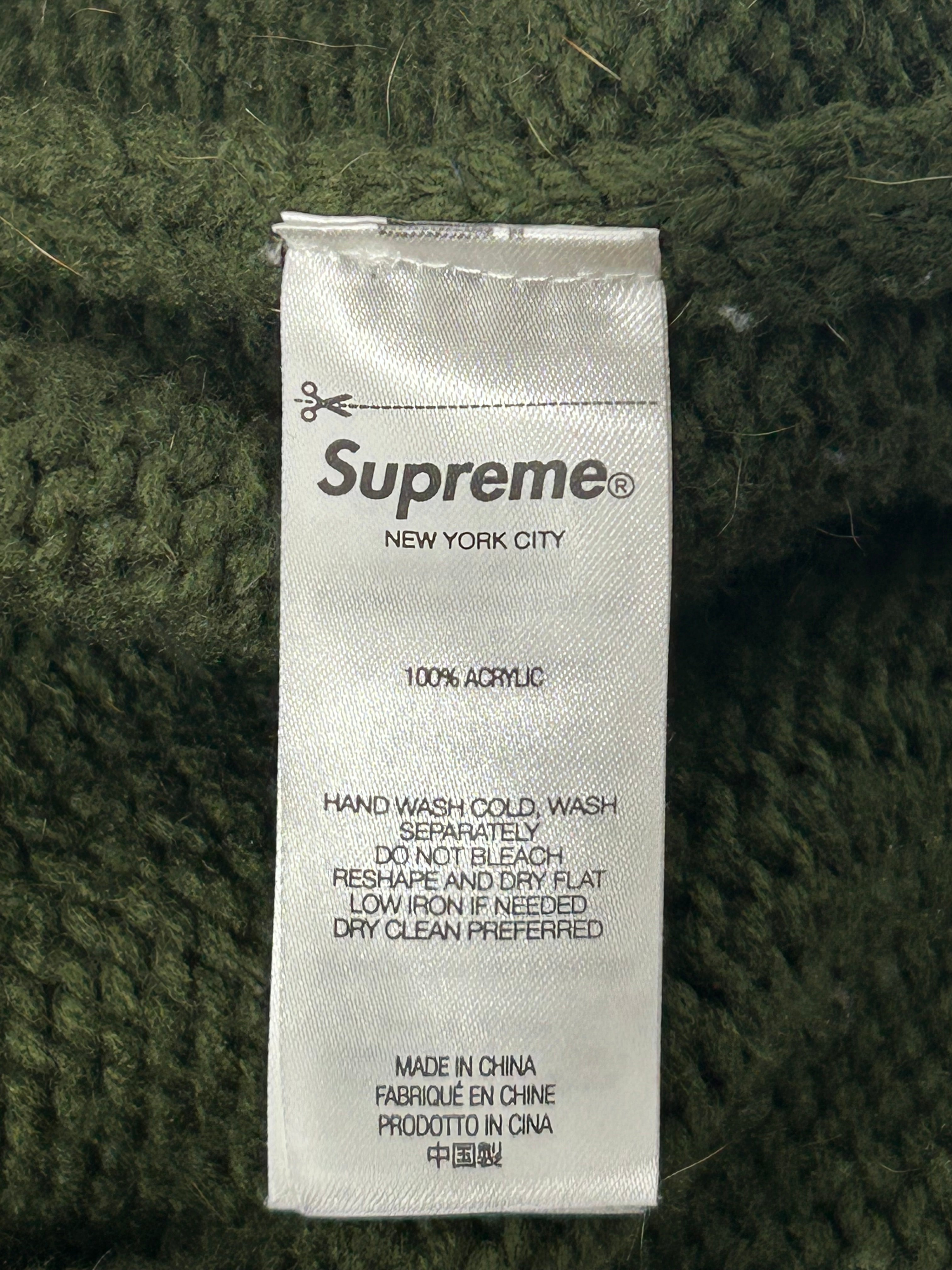 Supreme/Sweatshirt/S/Stripe/Acrylic/GRN/SUPREME STARS SWEATER view 3