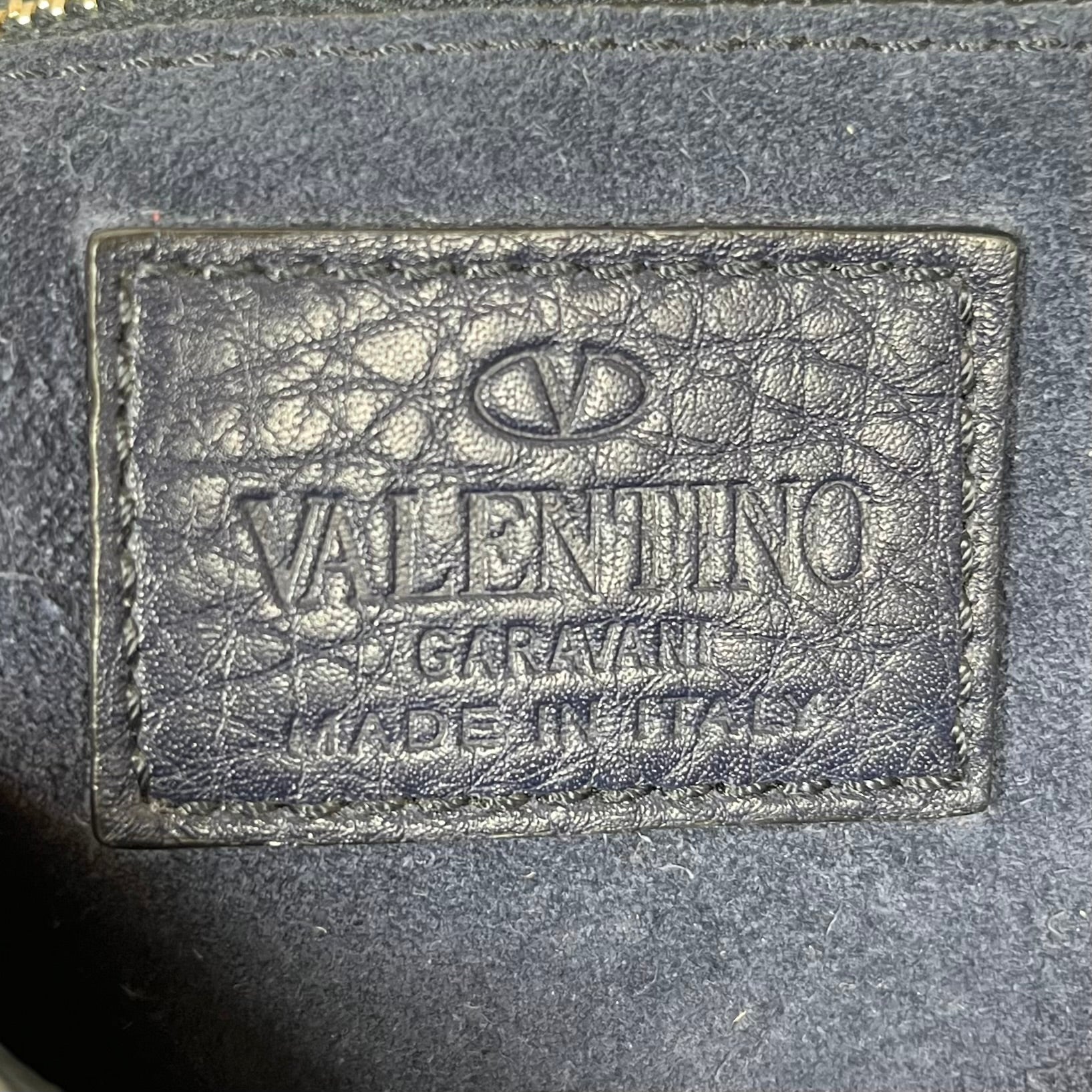 VALENTINO GARAVANI/Cross Body Bag/Leather/NVY/Rockstud Crossbody Bag view 5