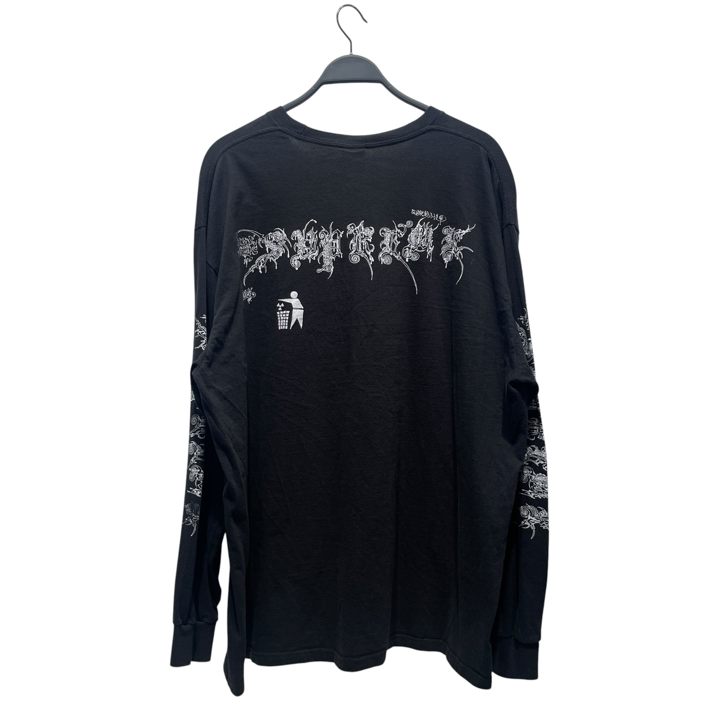 Supreme/LS T-Shirt/XXL/Cotton/BLK/wombat view 2