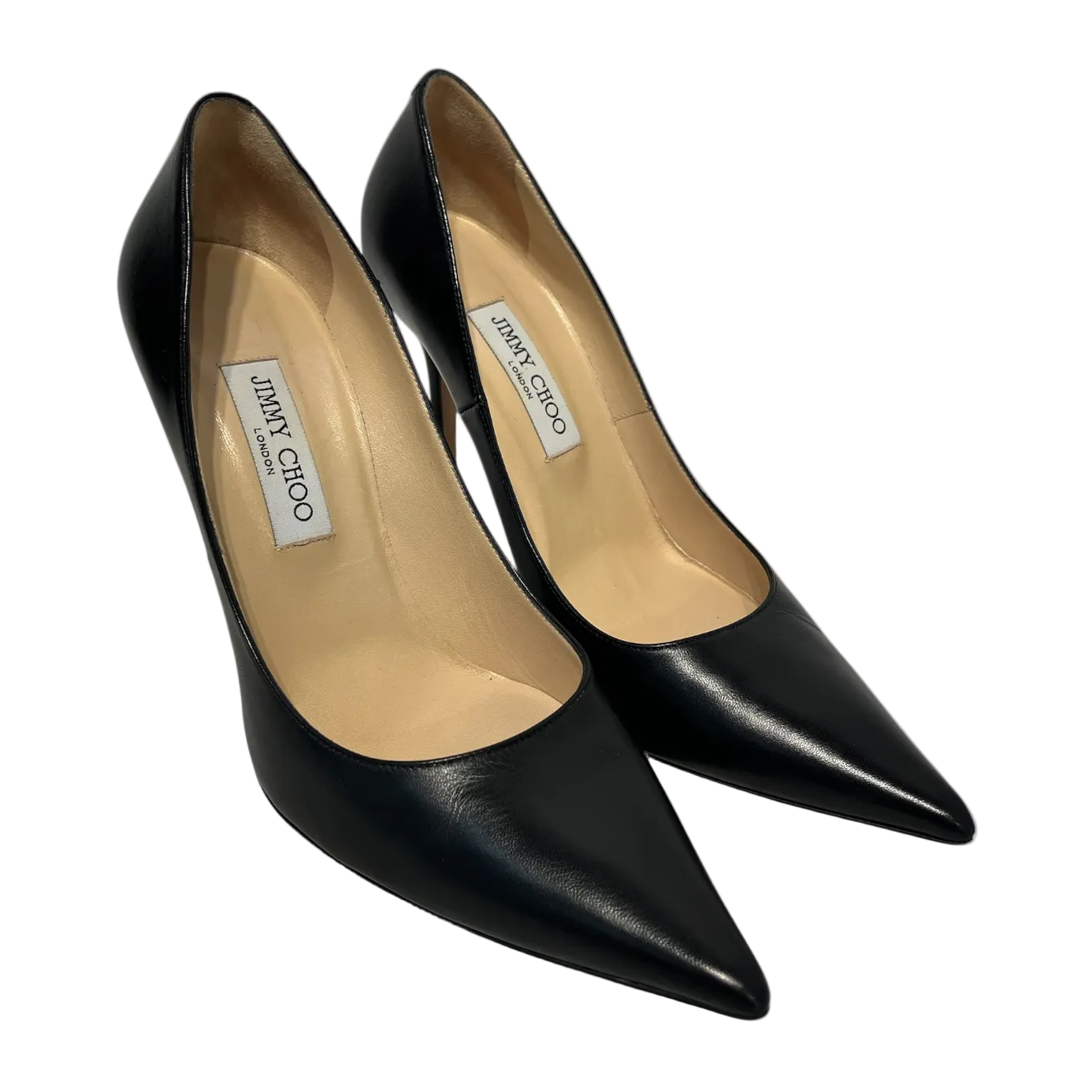JIMMY CHOO/Heels/EU 40.5/Leather/BLK/Romy view 1