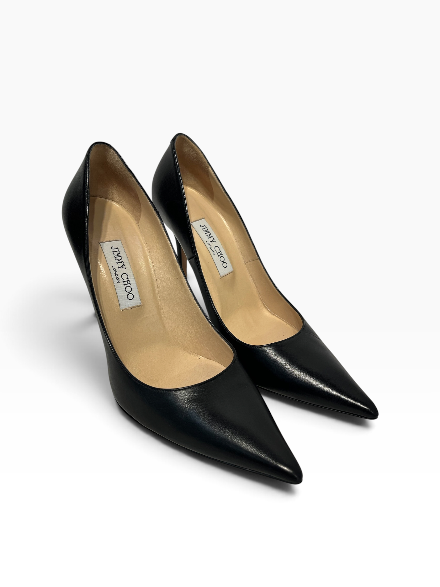 JIMMY CHOO/Heels/EU 40.5/Leather/BLK/Romy view 1
