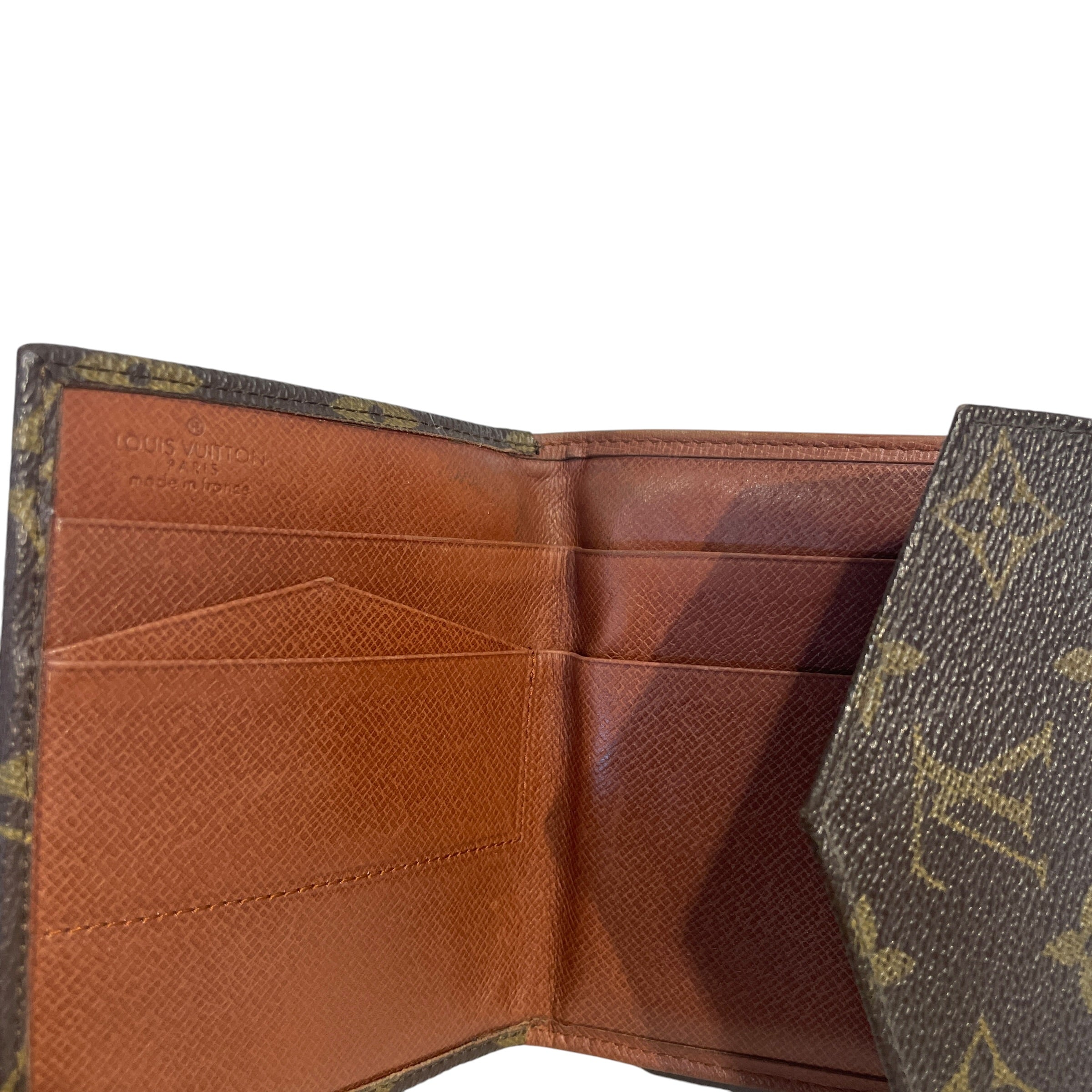 LOUIS VUITTON/Wallet/Monogram/Leather/BRW/L's/Elise Tri FOld view 5