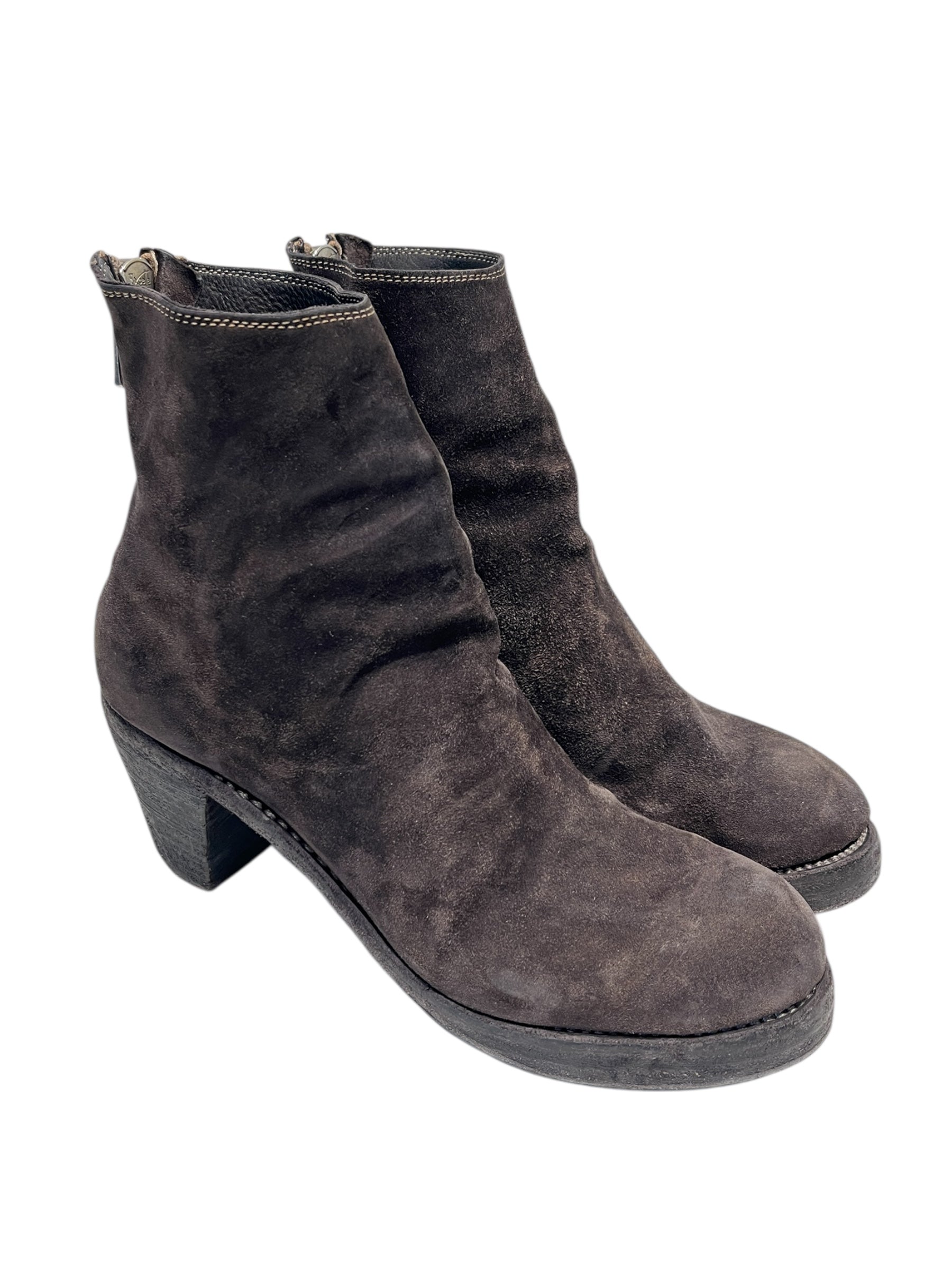 GUIDI/Boots/EU 39.5/Suede/BLK/ASH BLK SUEDE view 1