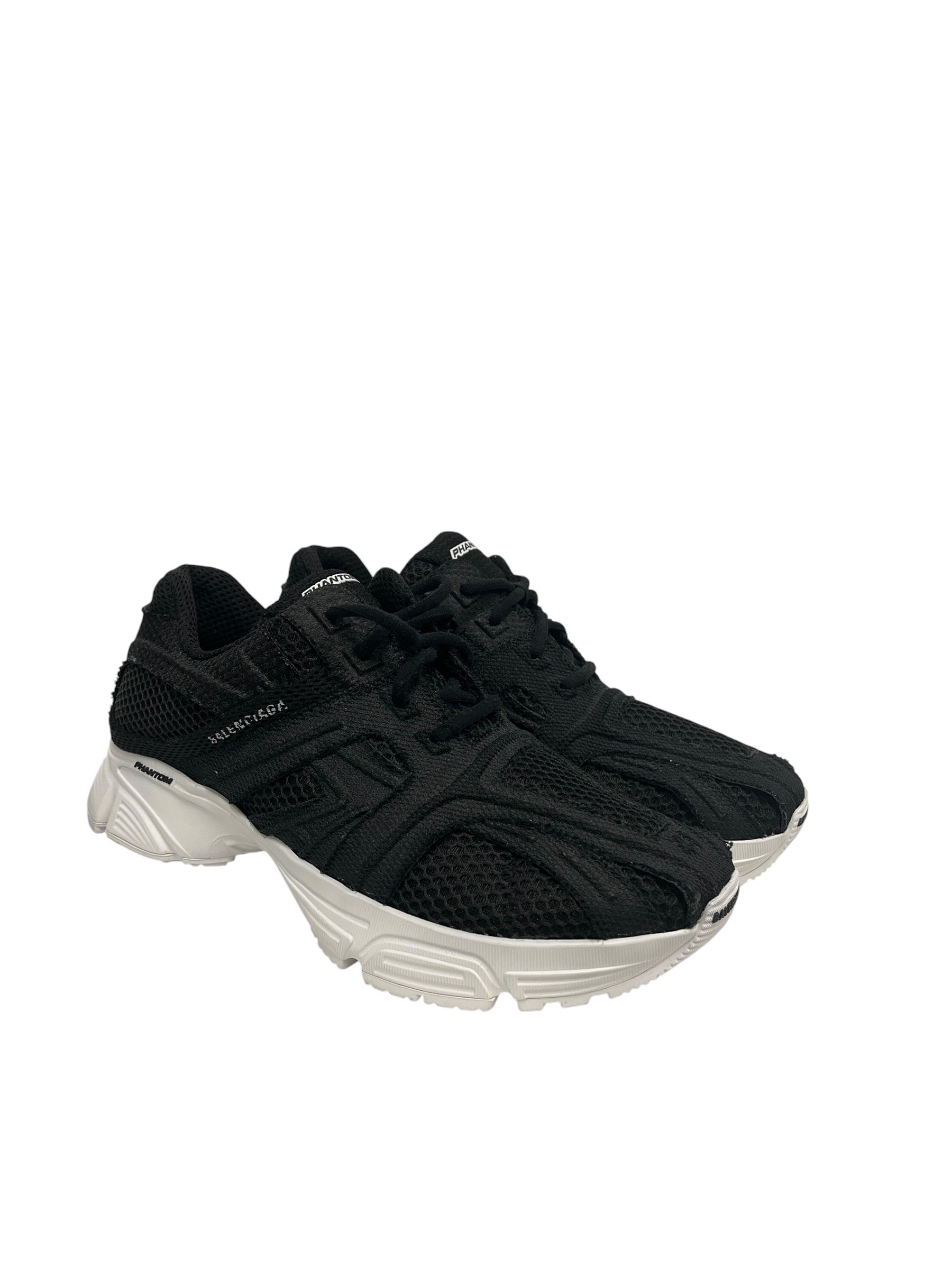 BALENCIAGA/Low-Sneakers/EU 41/BLK/PHANTOM WHITE SOLE view 1