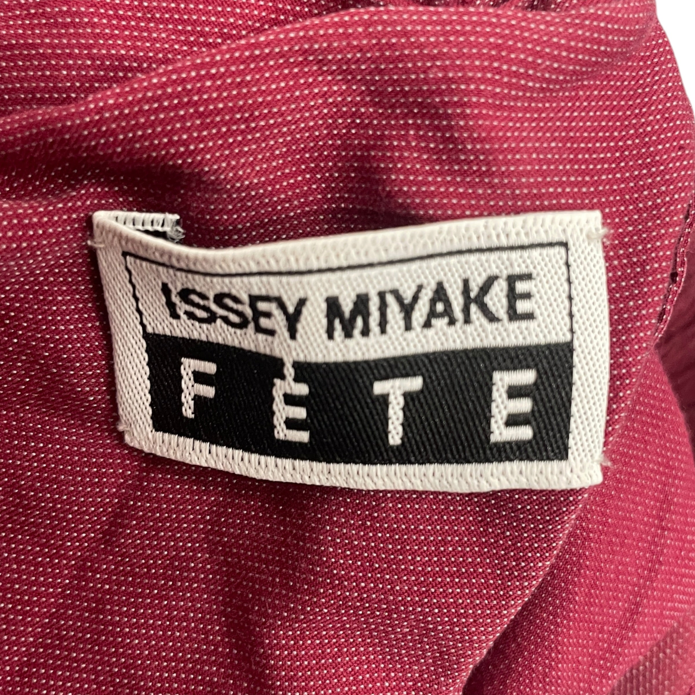 ISSEY MIYAKE FETE/Wide Leg Pants/2/Cotton/BRD/ view 3