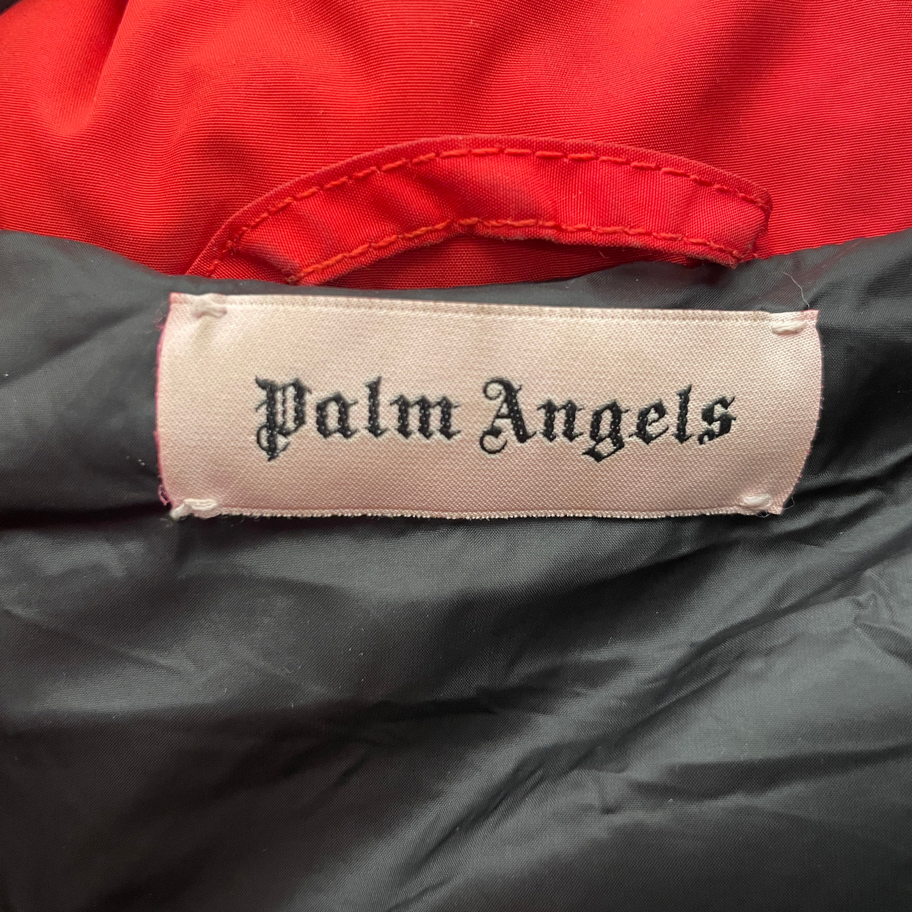 Palm Angels/Puffer Jkt/XL/Nylon/RED/TRACK PUFFER view 3