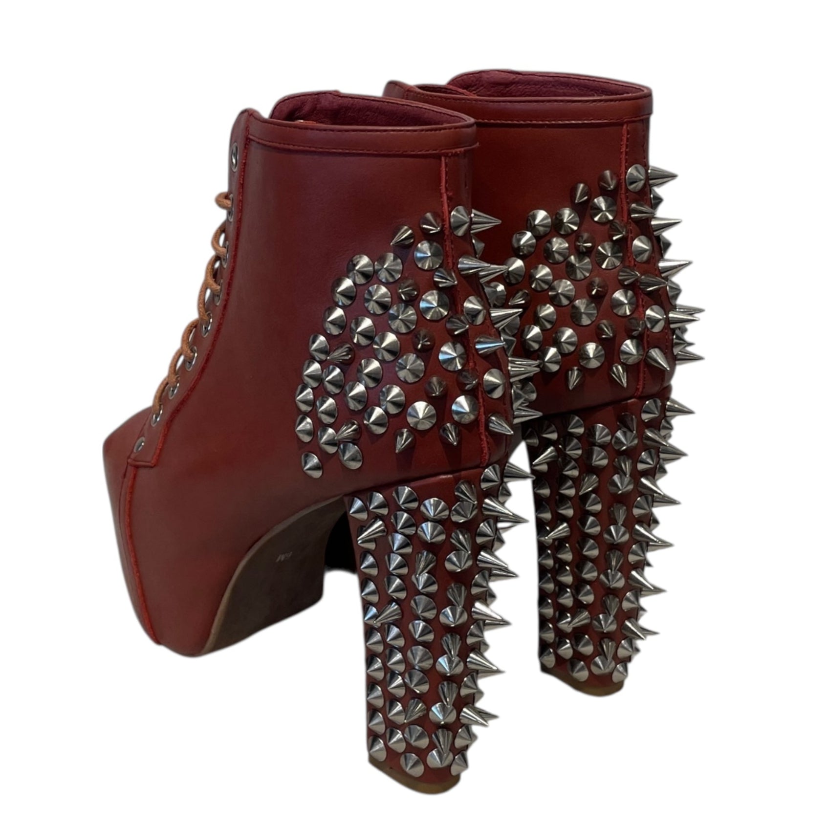 Jeffrey Campbell/Heels/US 6/Leather/BRD/Spikey view 2