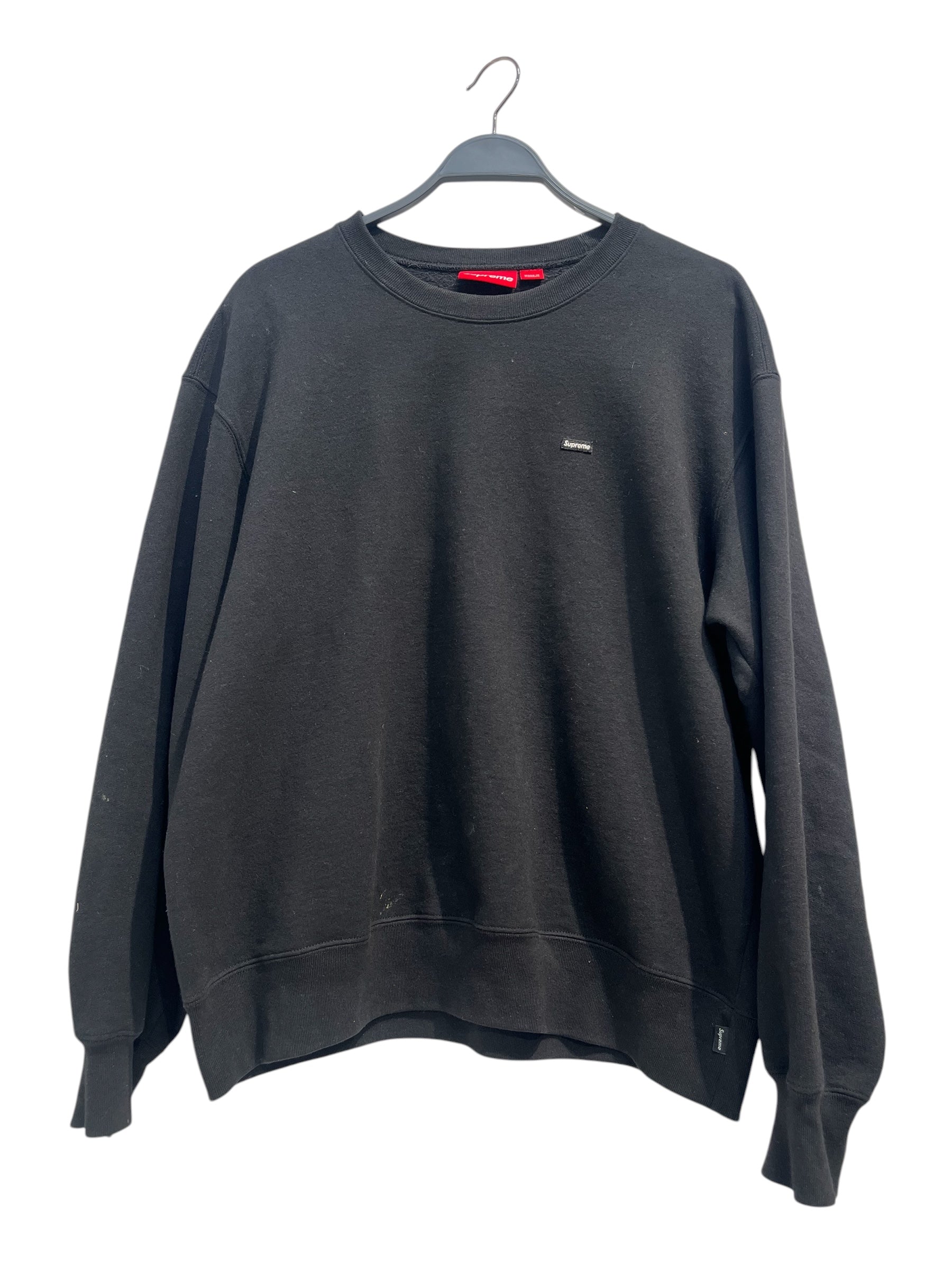 Supreme/Sweatshirt/M/Cotton/BLK/SMALL BOGO CREWNECK view 1