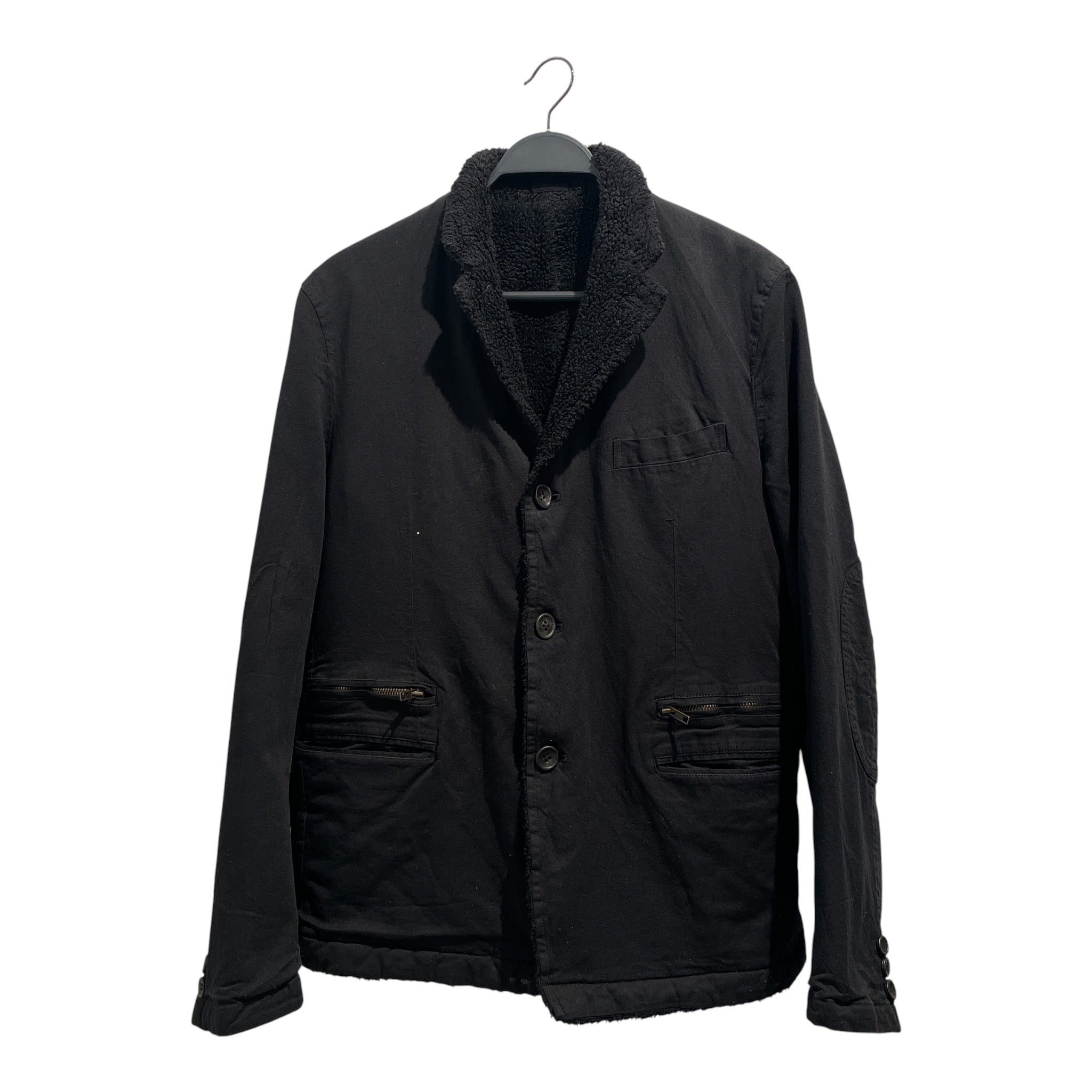 COMME des GARCONS HOMME/Jacket/M/Cotton/BLK/SHERPA LINED view 1