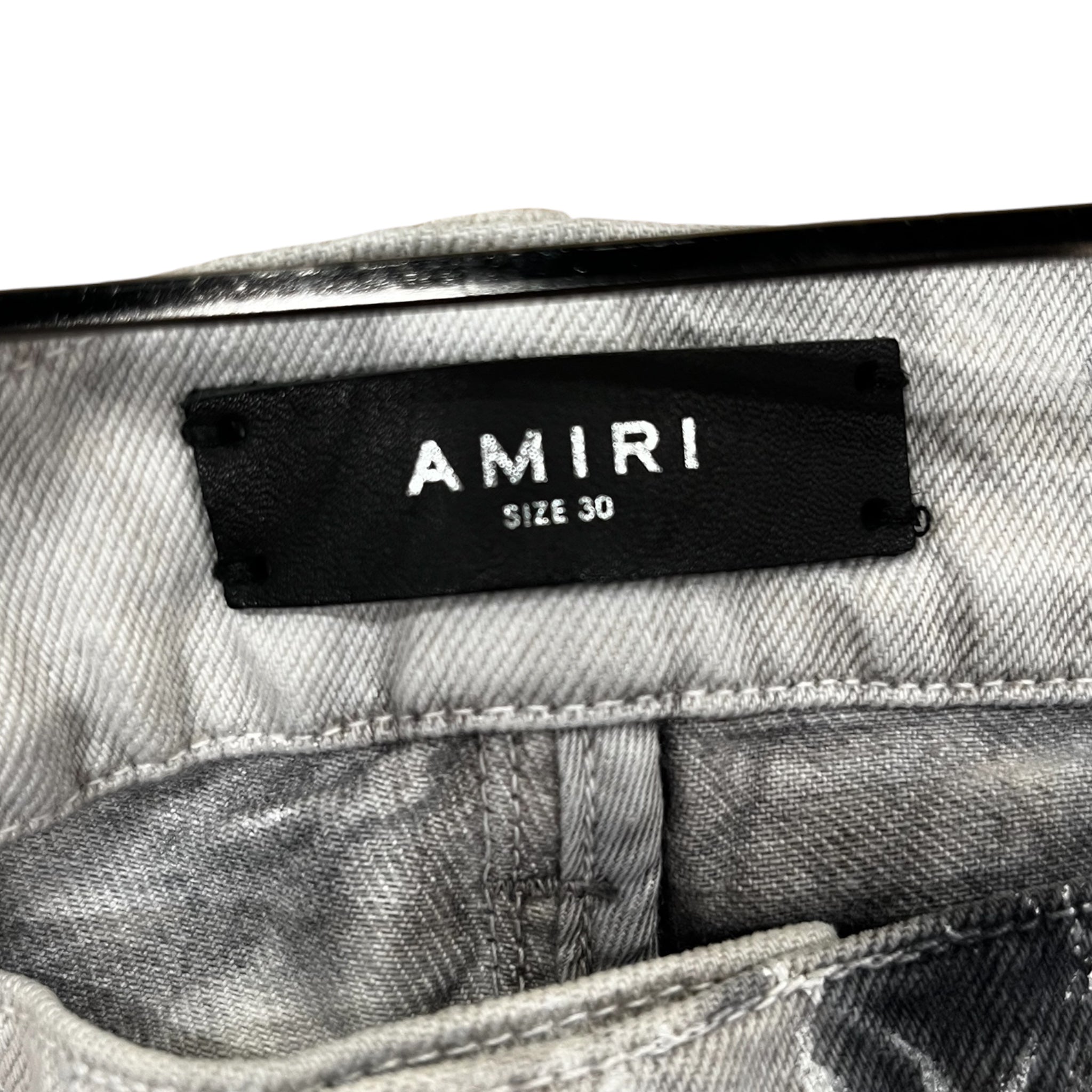 AMIRI/Pants/30/Cotton/MLT/All Over Print/Lightning Double Knees view 3