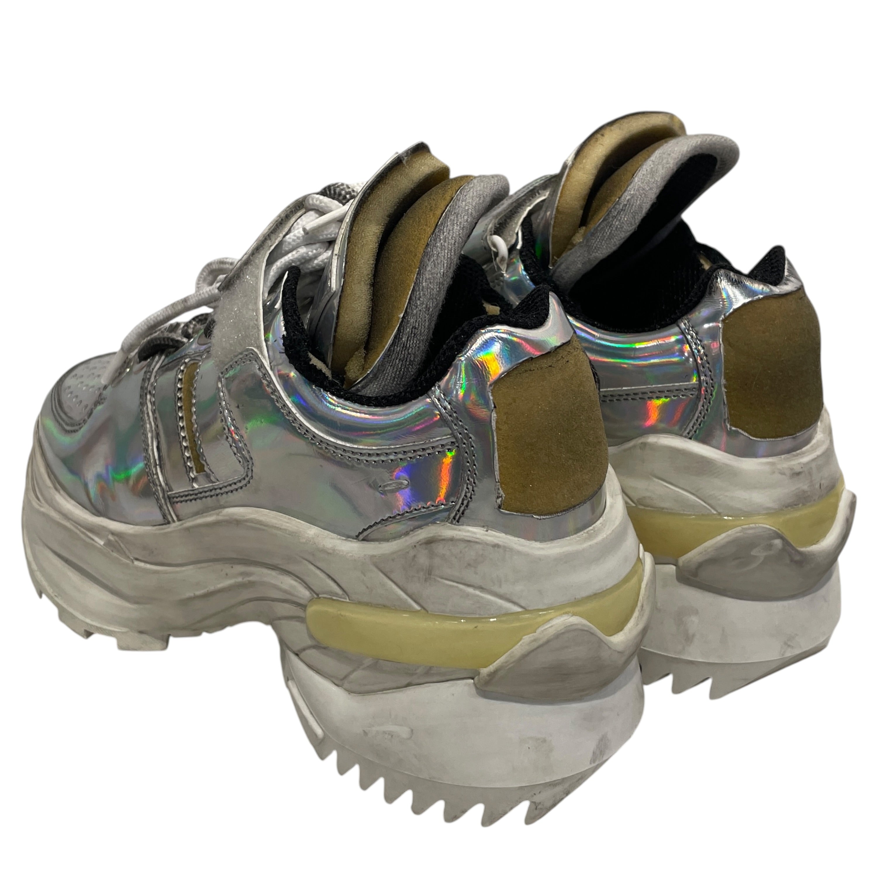 Maison Margiela/Hi-Sneakers/EU 36/Acrylic/SLV/ view 2